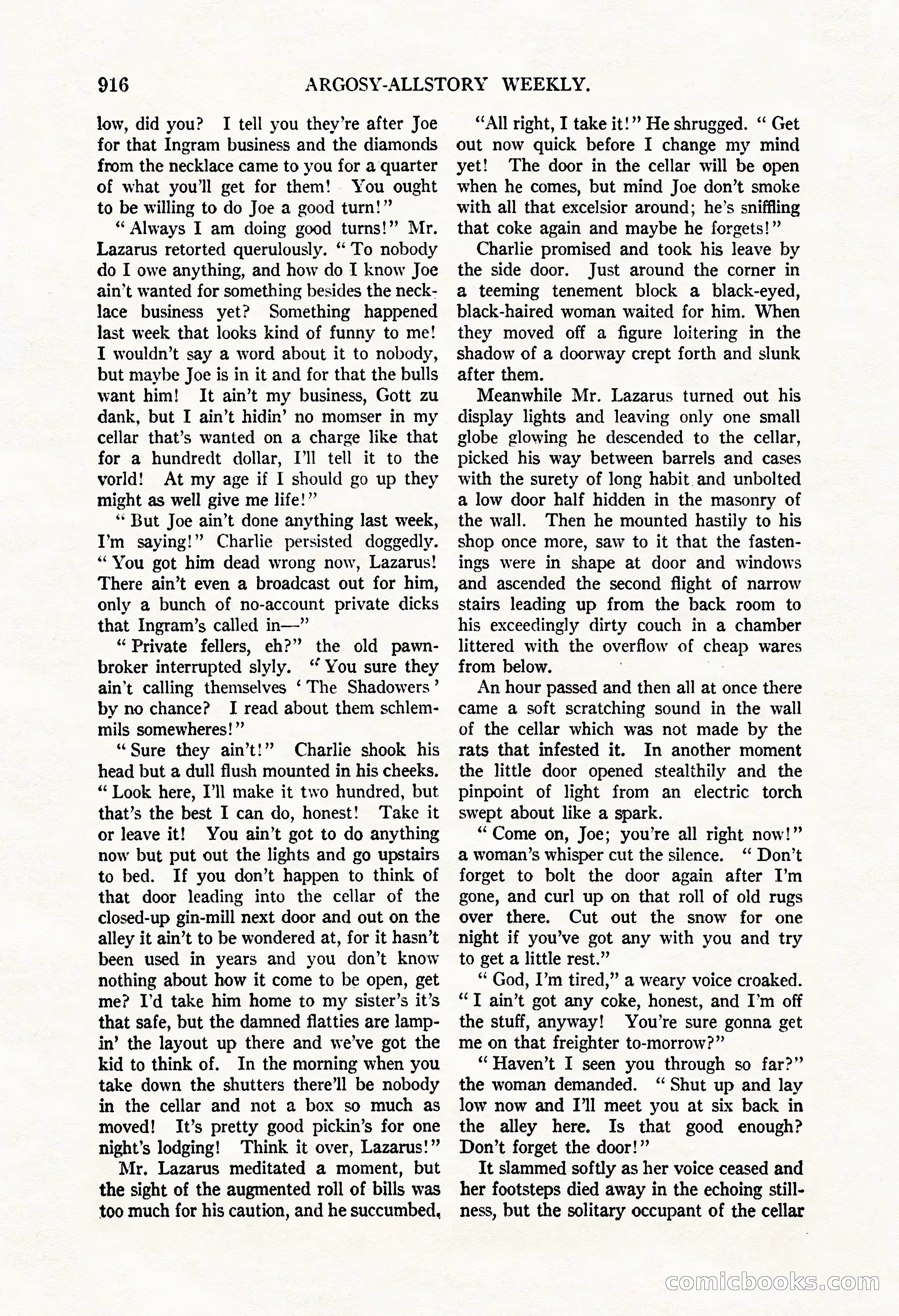 Argosy All-Story Weekly, May 3, 1924 — page 126 of 186