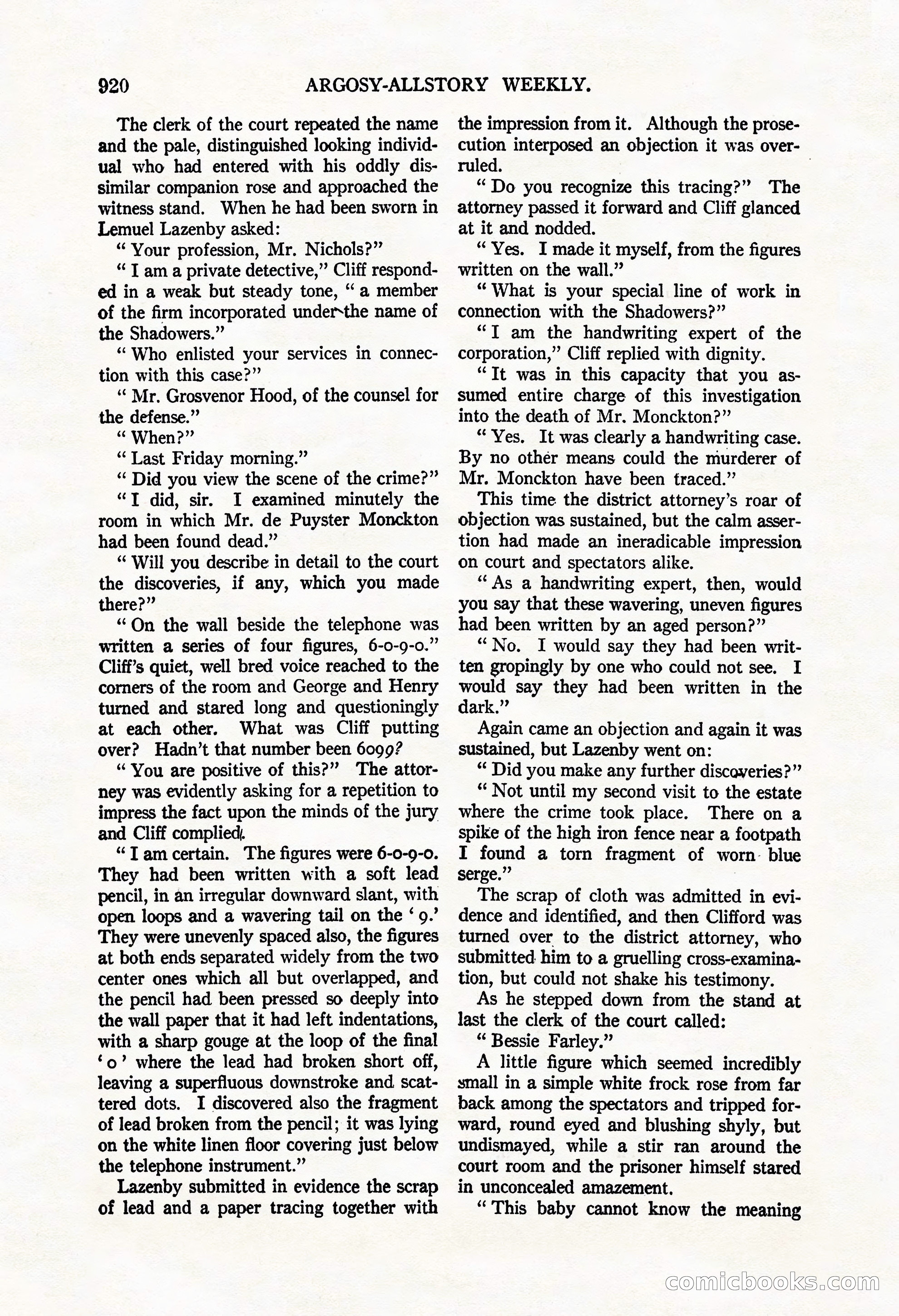 Argosy All-Story Weekly, May 3, 1924 — page 130 of 186