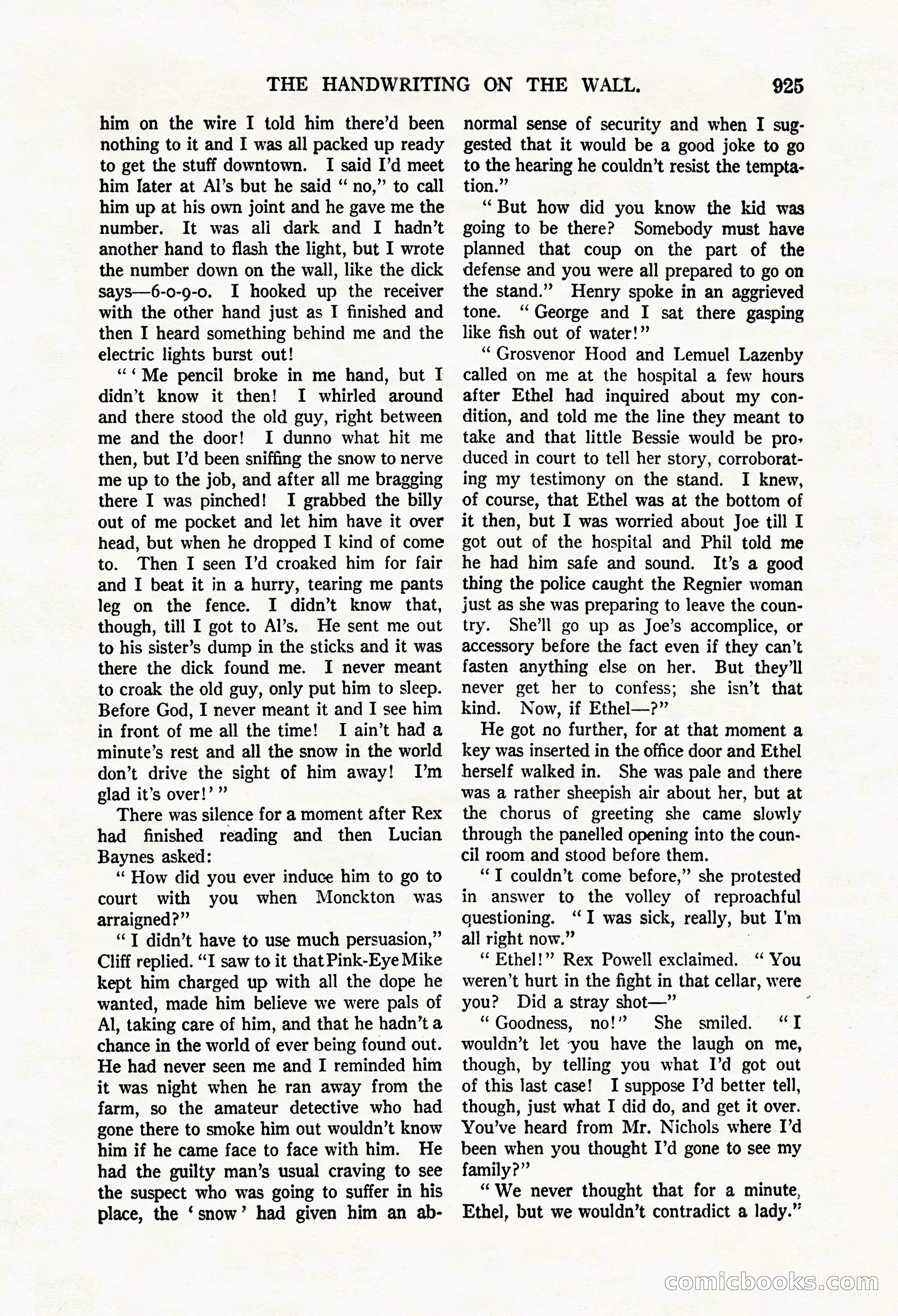 Argosy All-Story Weekly, May 3, 1924 — page 135 of 186