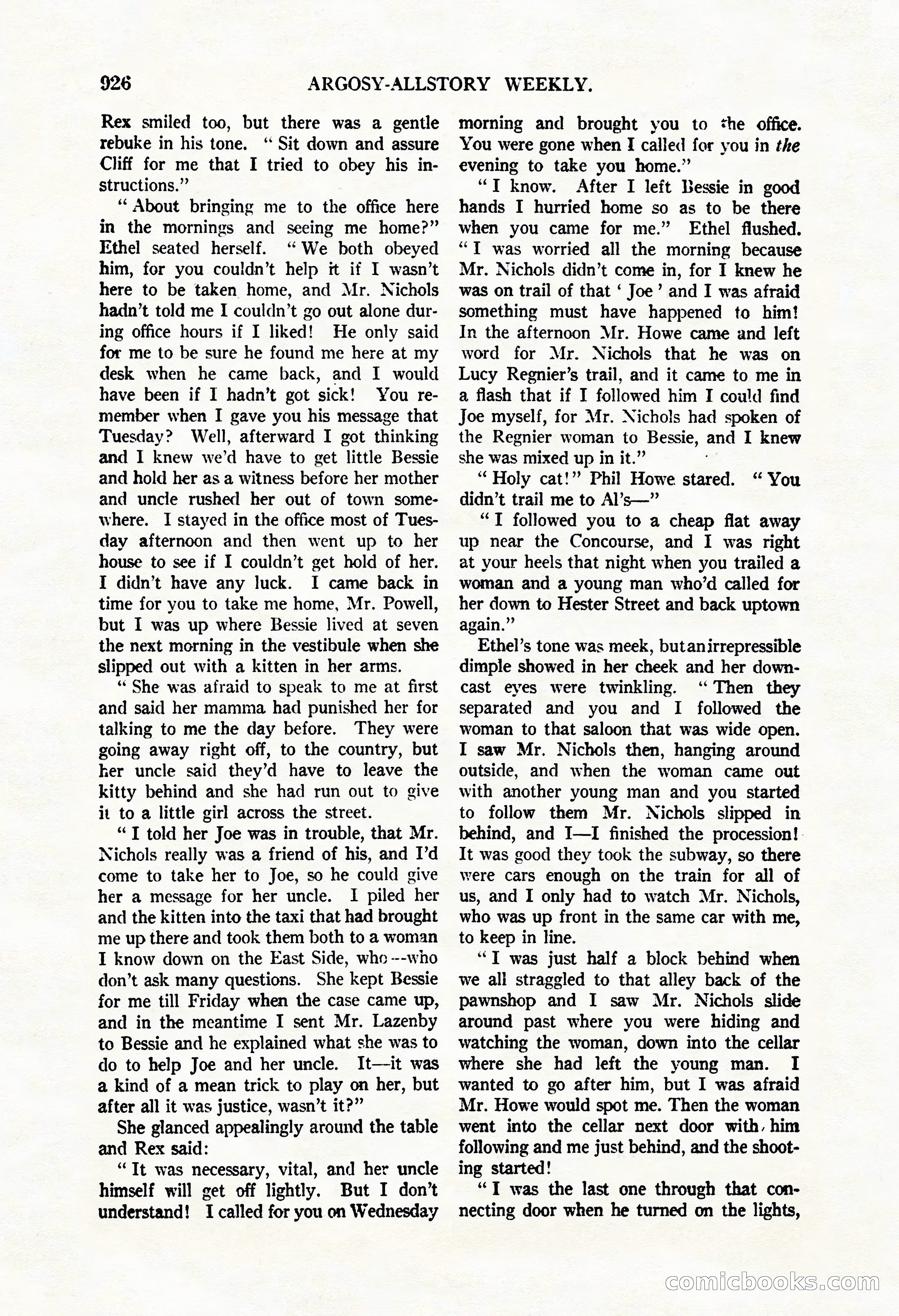 Argosy All-Story Weekly, May 3, 1924 — page 136 of 186