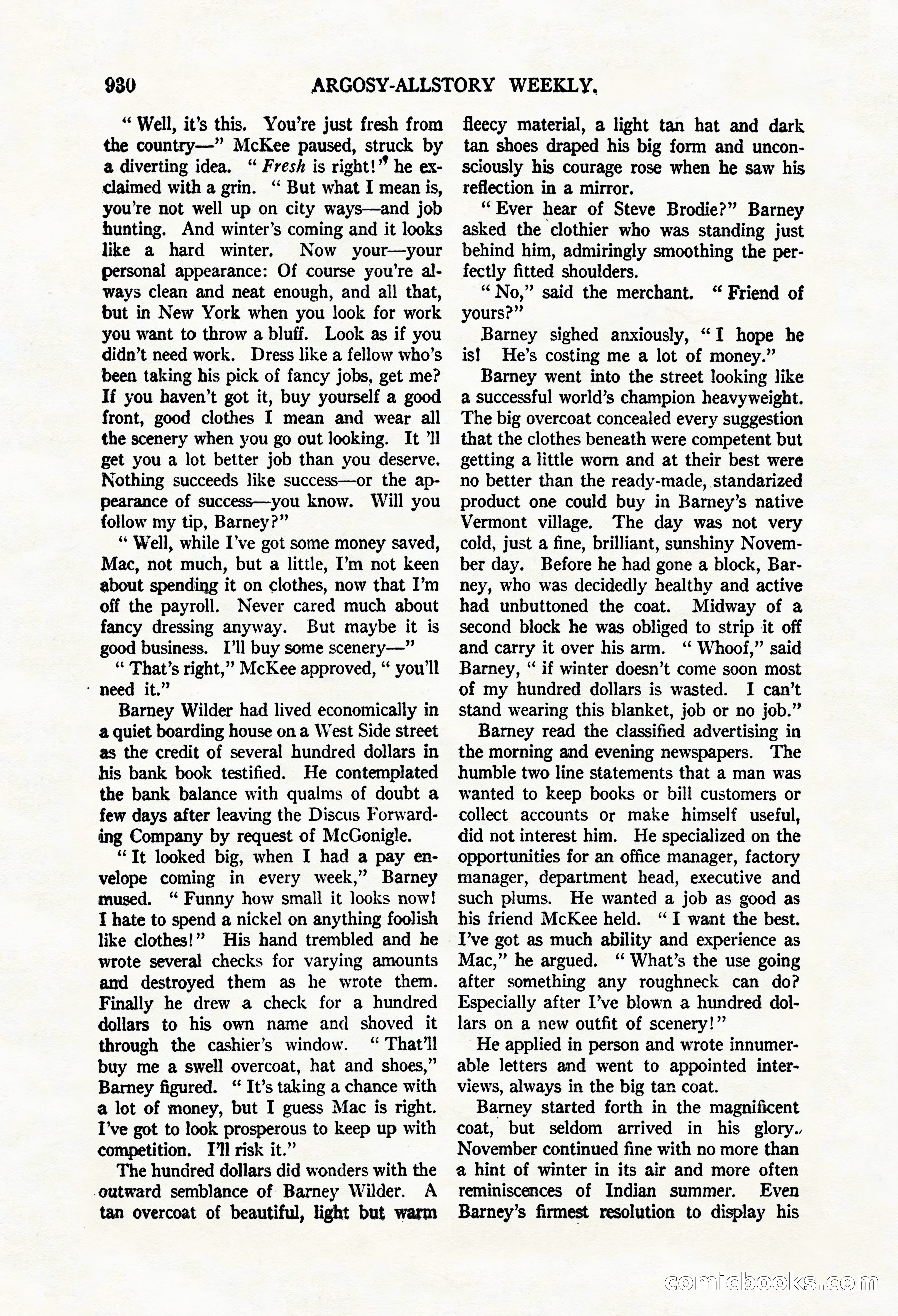 Argosy All-Story Weekly, May 3, 1924 — page 140 of 186