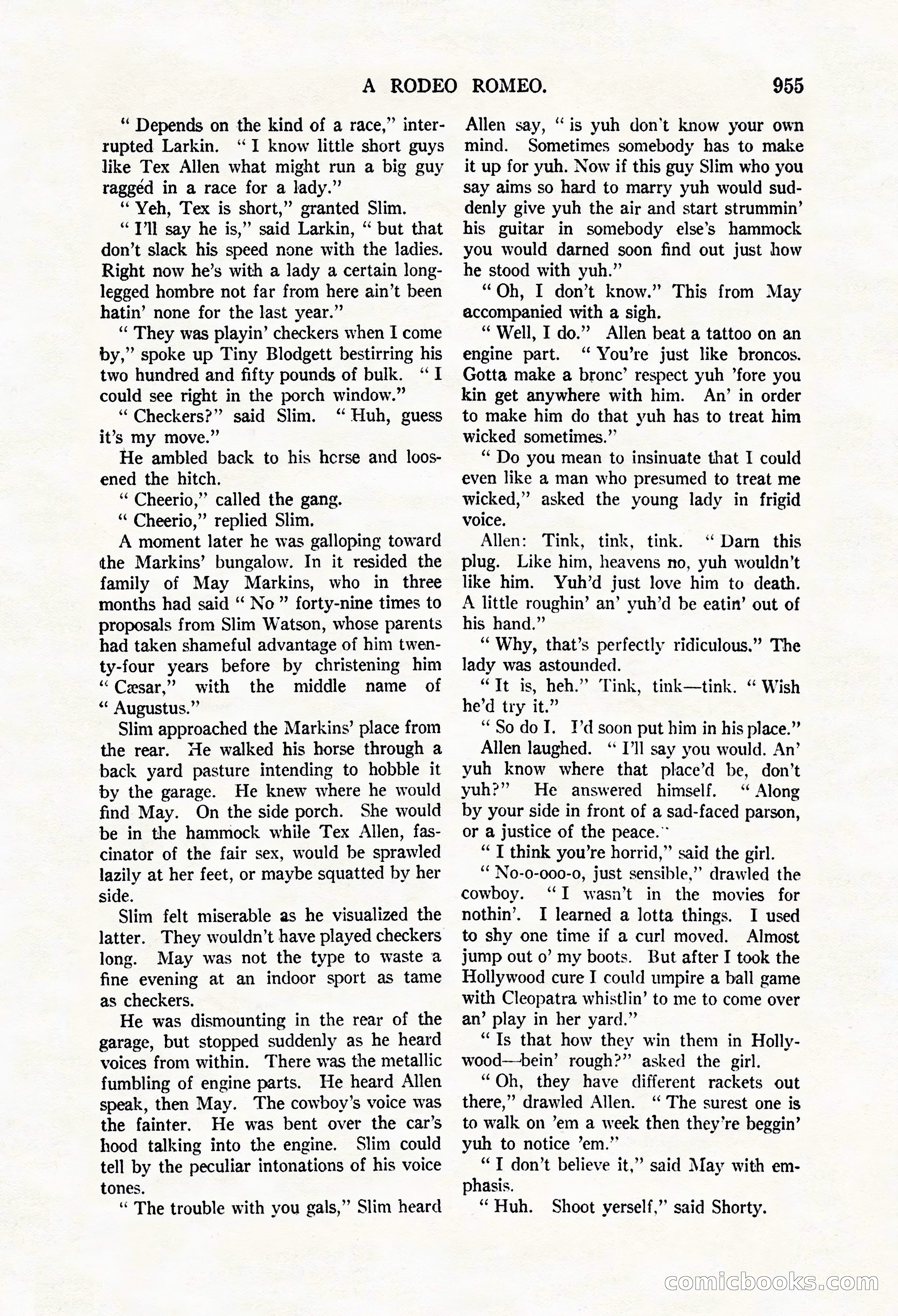 Argosy All-Story Weekly, May 3, 1924 — page 165 of 186