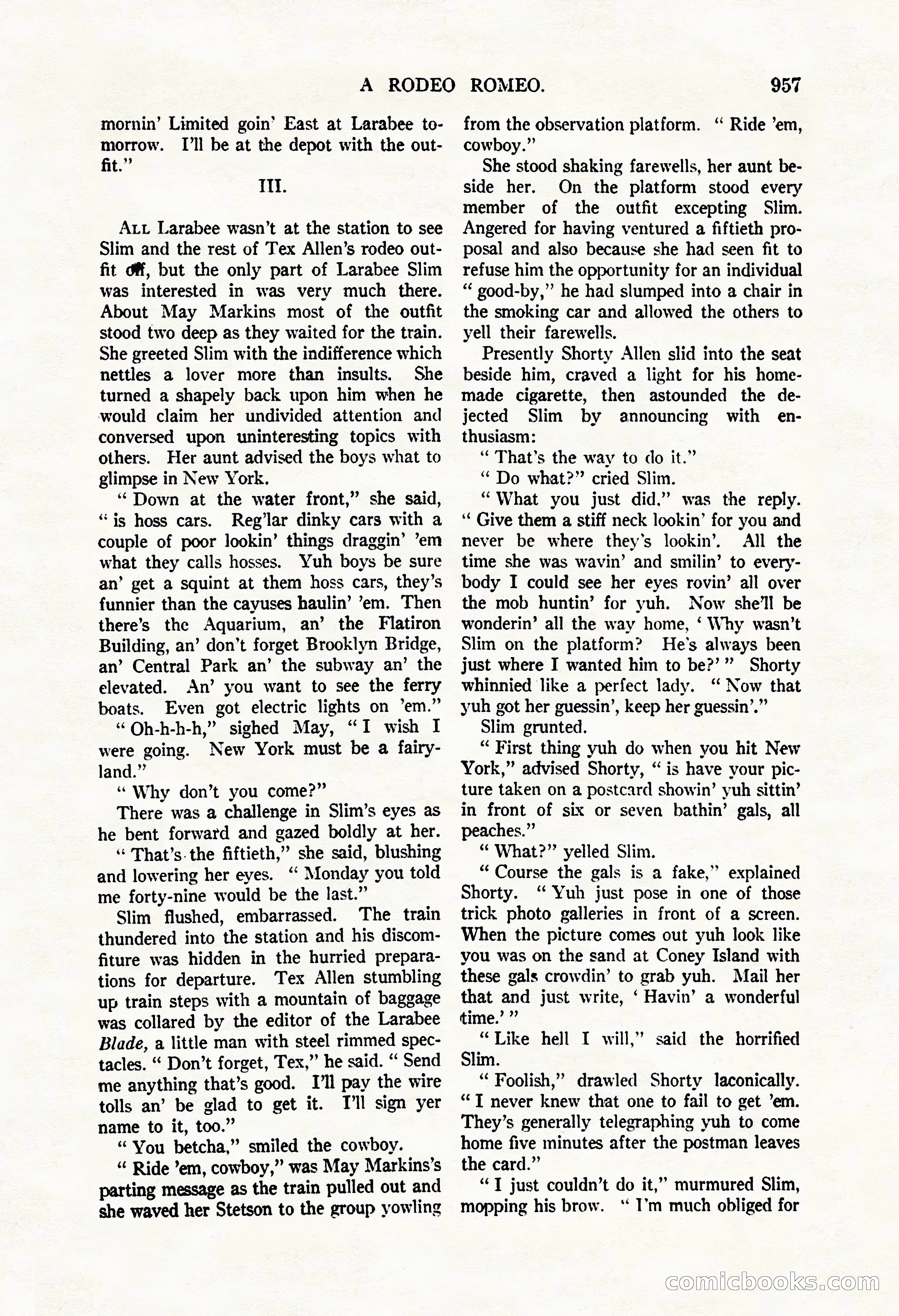 Argosy All-Story Weekly, May 3, 1924 — page 167 of 186