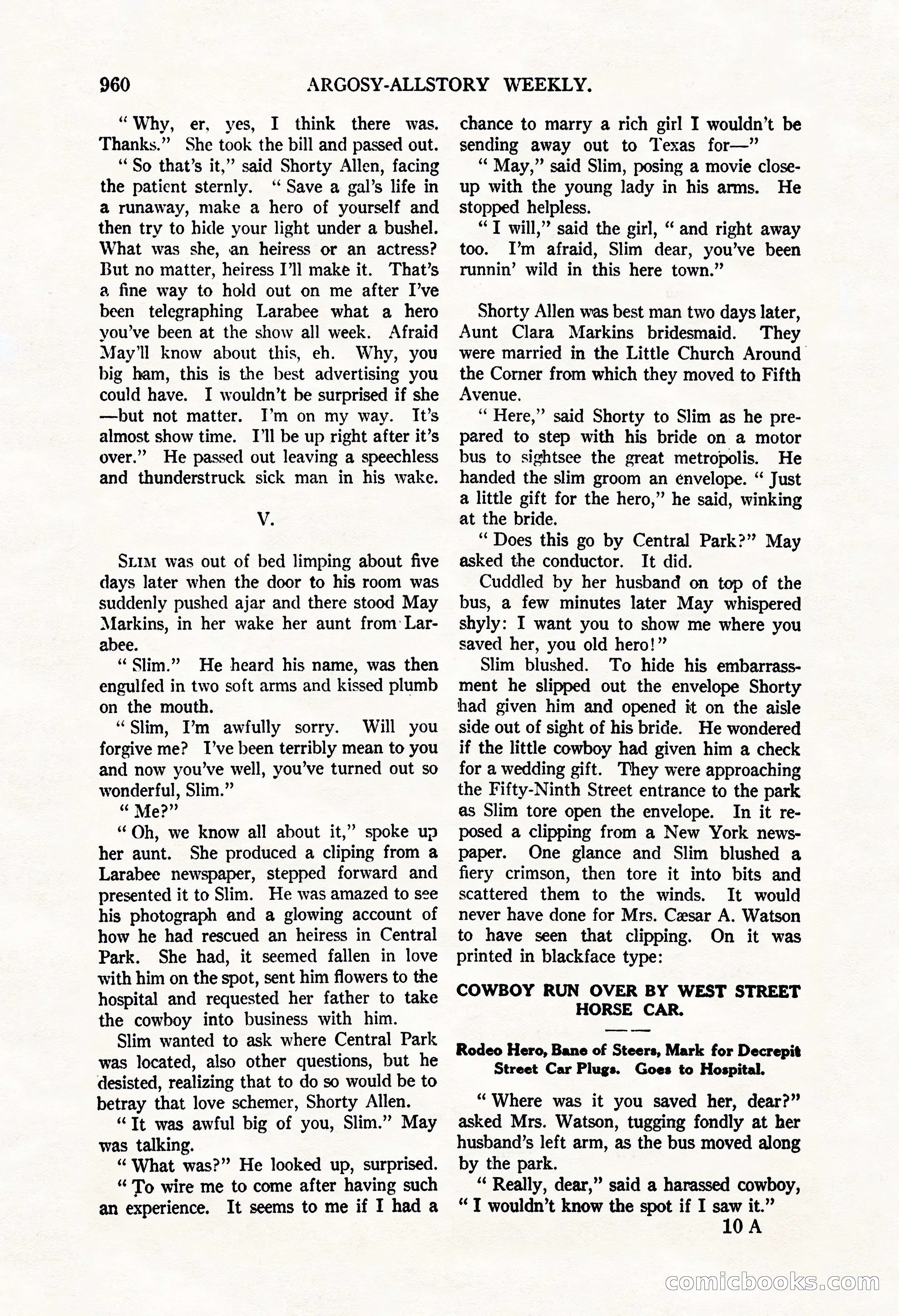 Argosy All-Story Weekly, May 3, 1924 — page 170 of 186