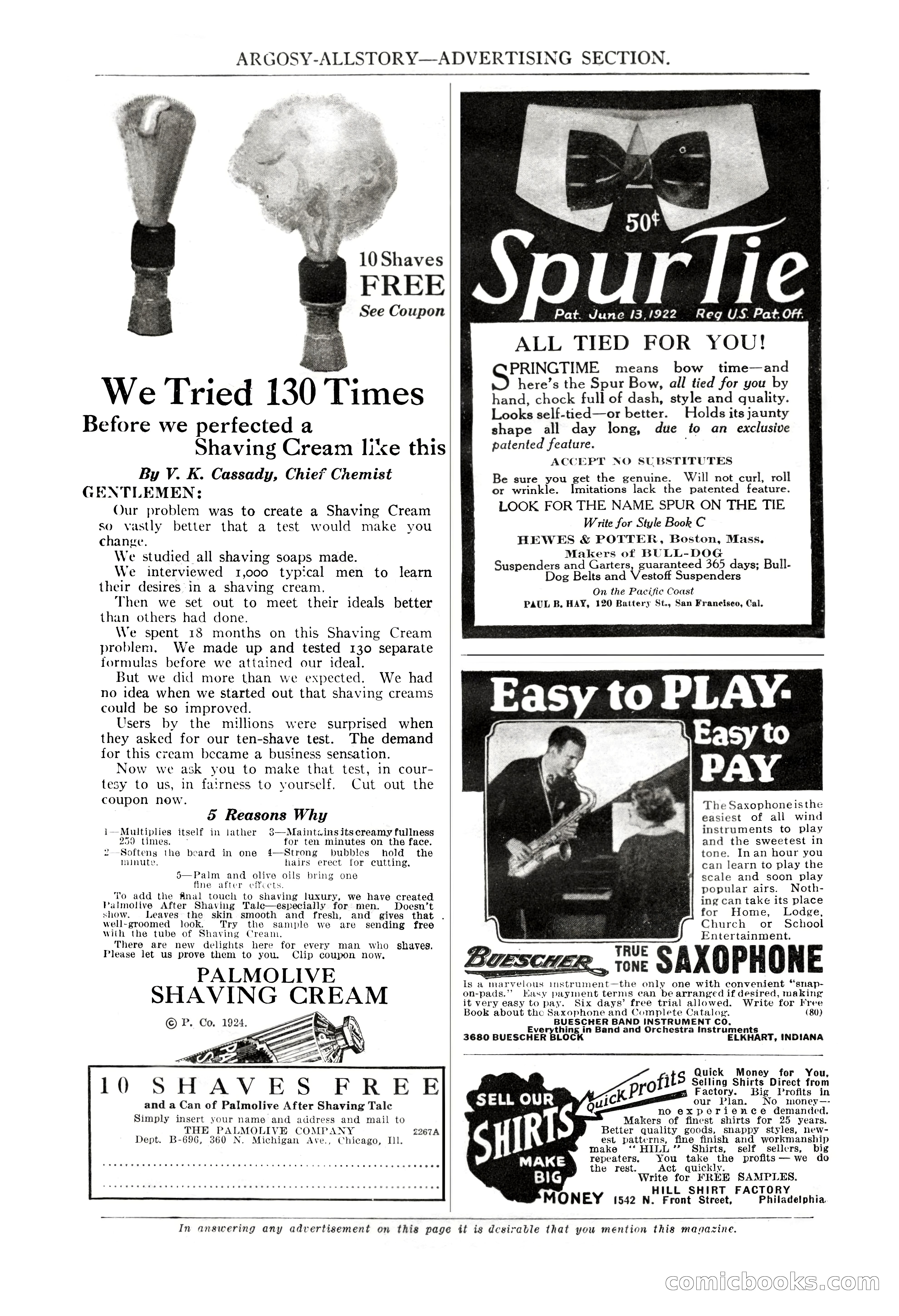 Argosy All-Story Weekly, May 3, 1924 — page 174 of 186