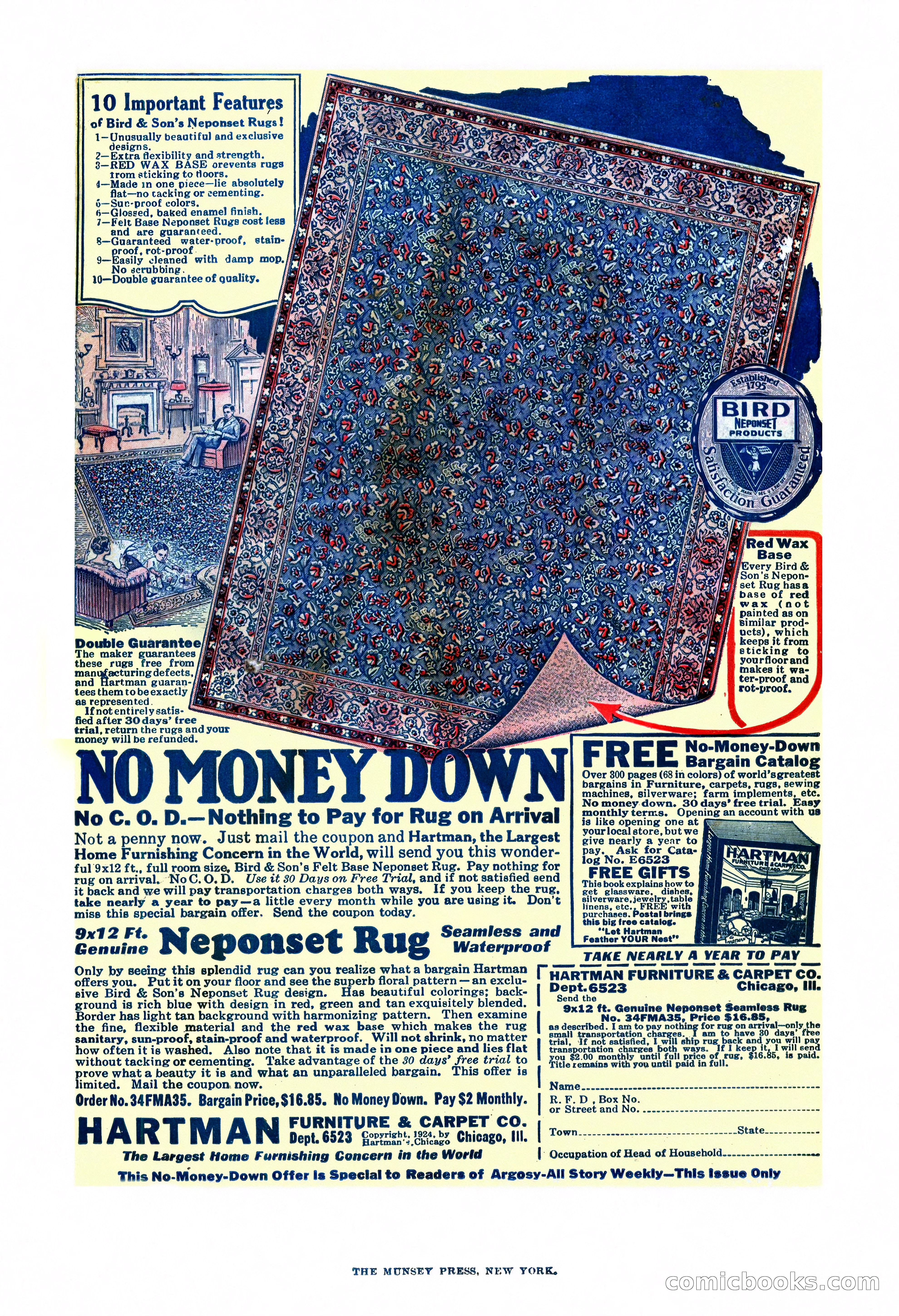 Argosy All-Story Weekly, May 3, 1924 — page 186 of 186