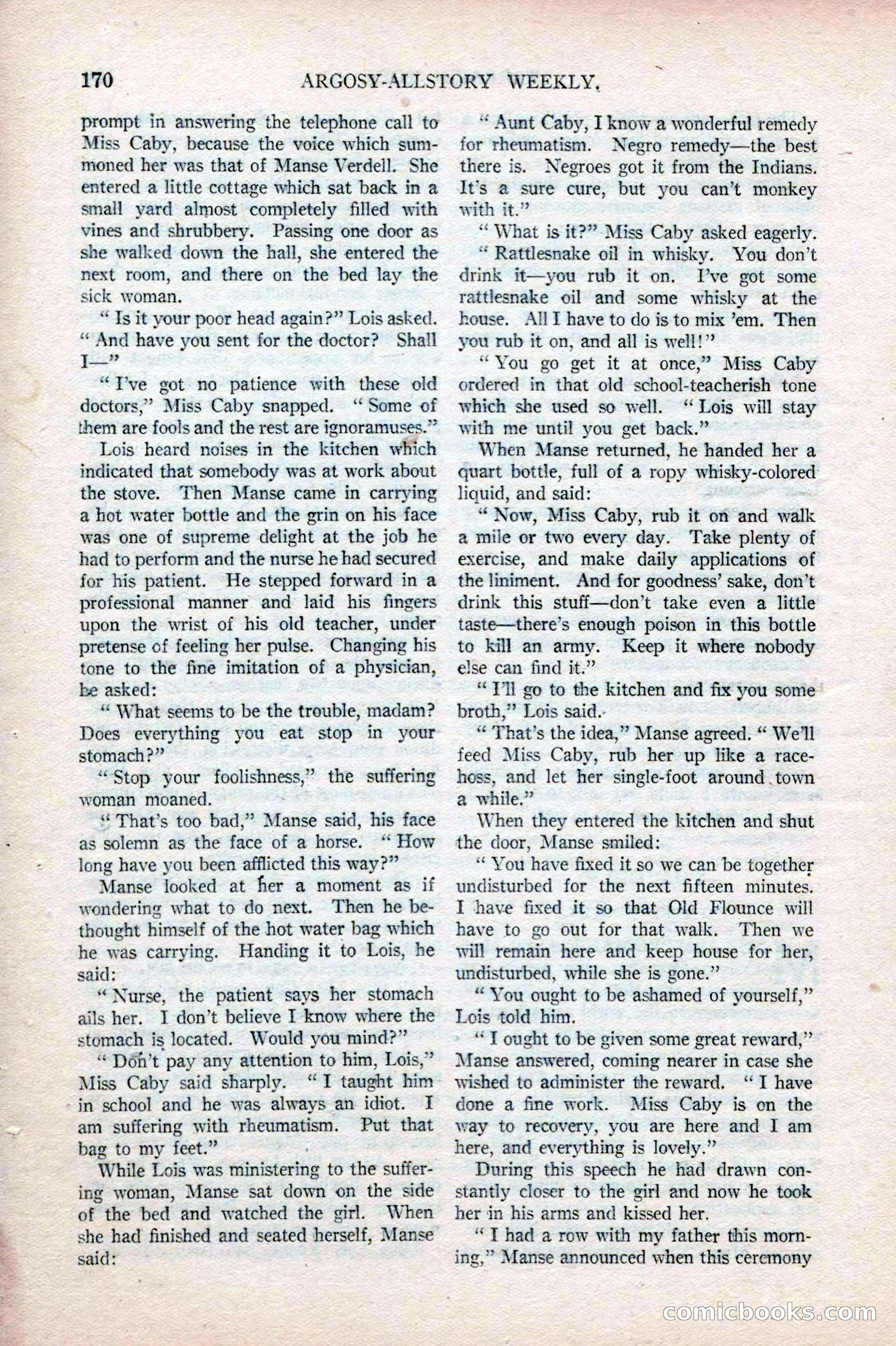 Argosy All-Story Weekly, May 17, 1924 — page 20 of 172