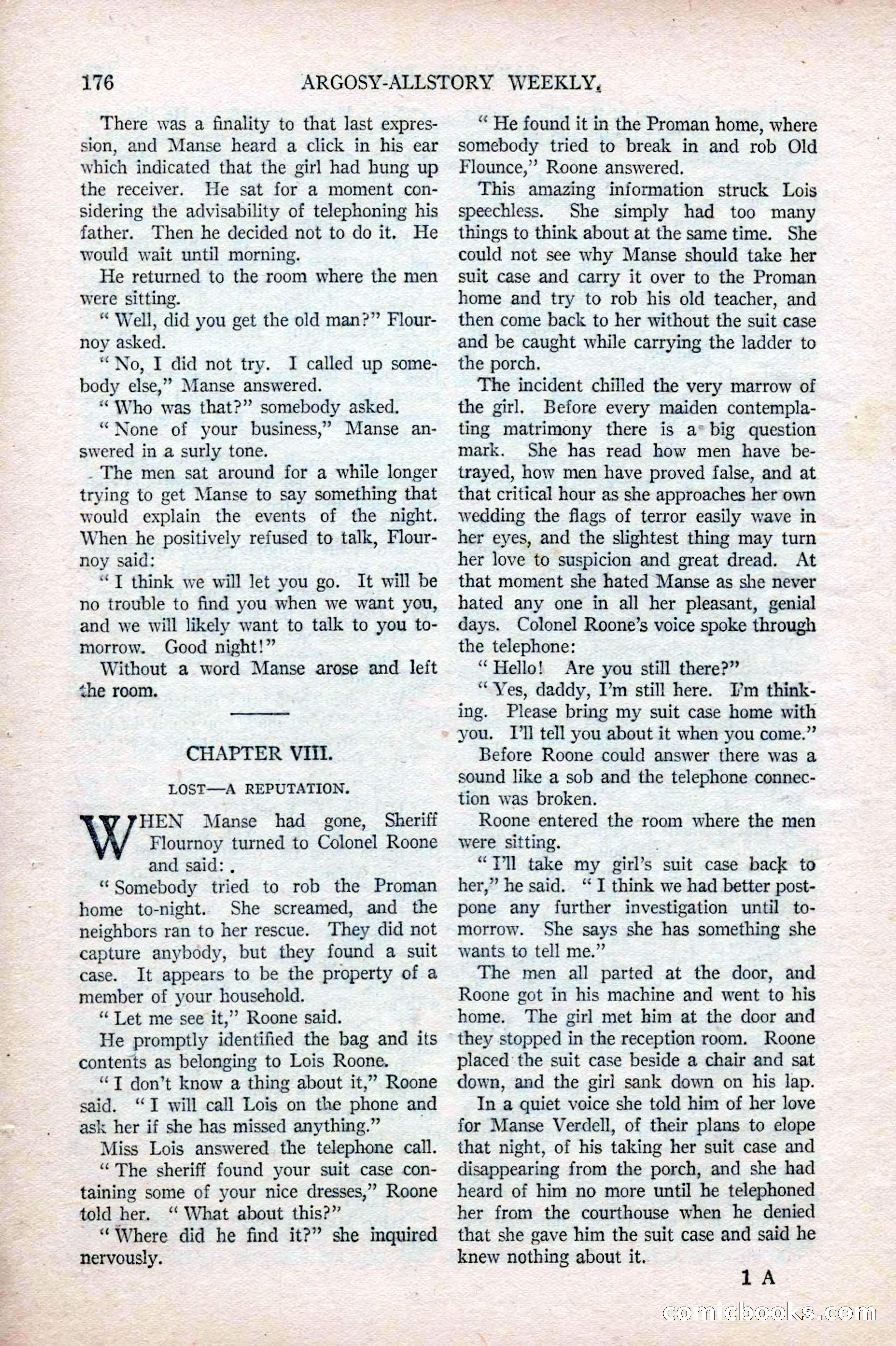 Argosy All-Story Weekly, May 17, 1924 — page 26 of 172