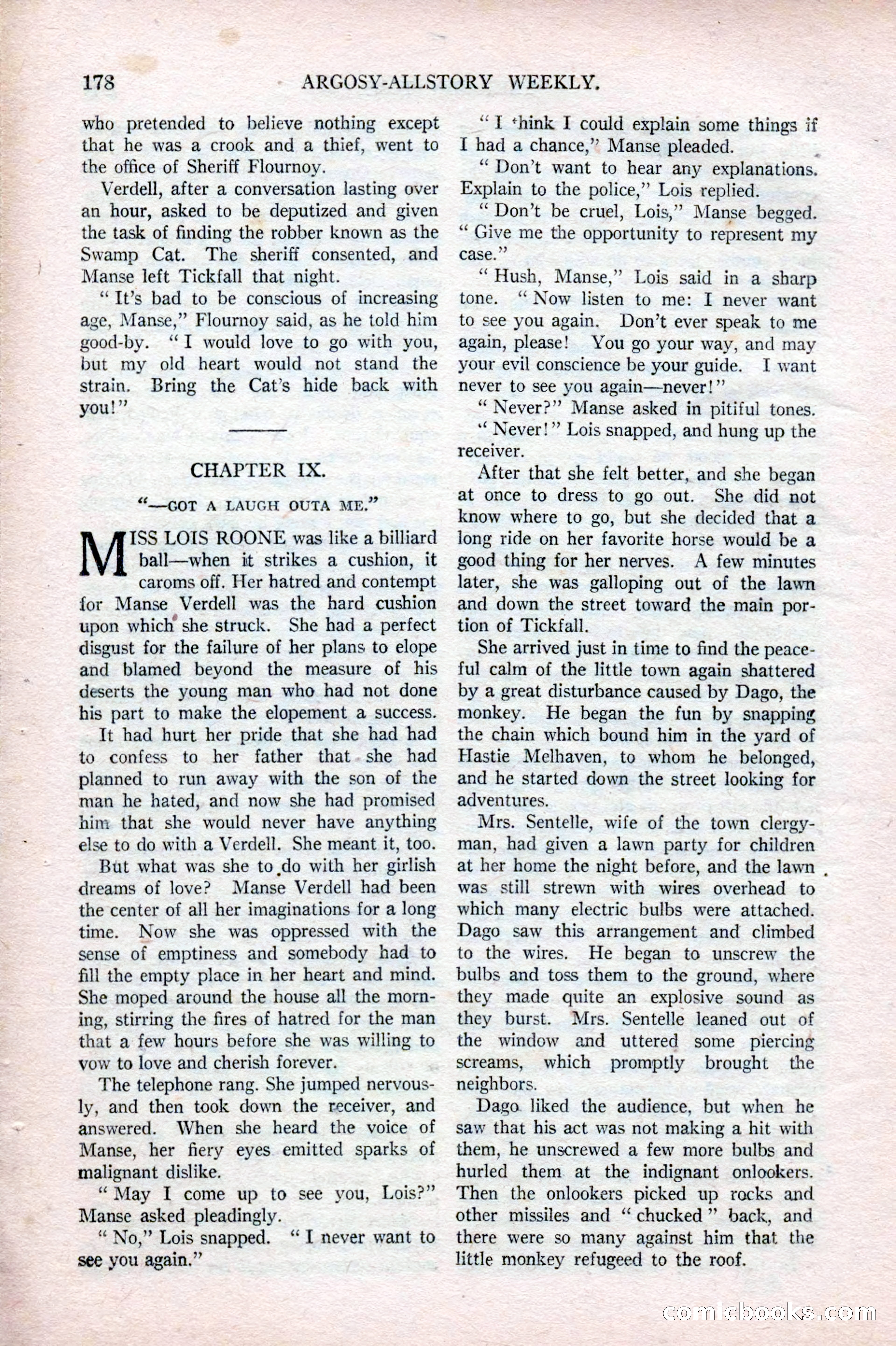 Argosy All-Story Weekly, May 17, 1924 — page 28 of 172