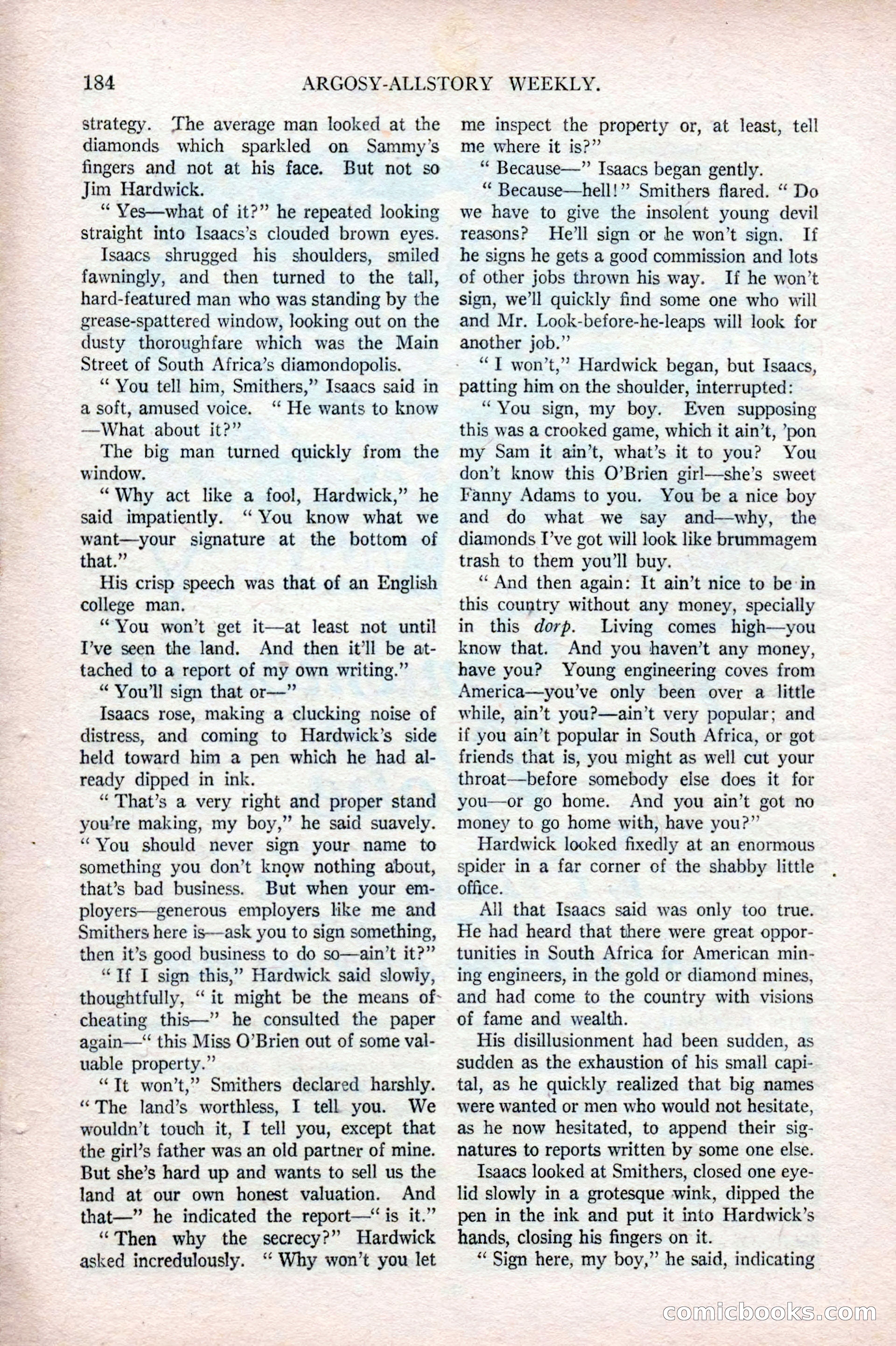Argosy All-Story Weekly, May 17, 1924 — page 34 of 172