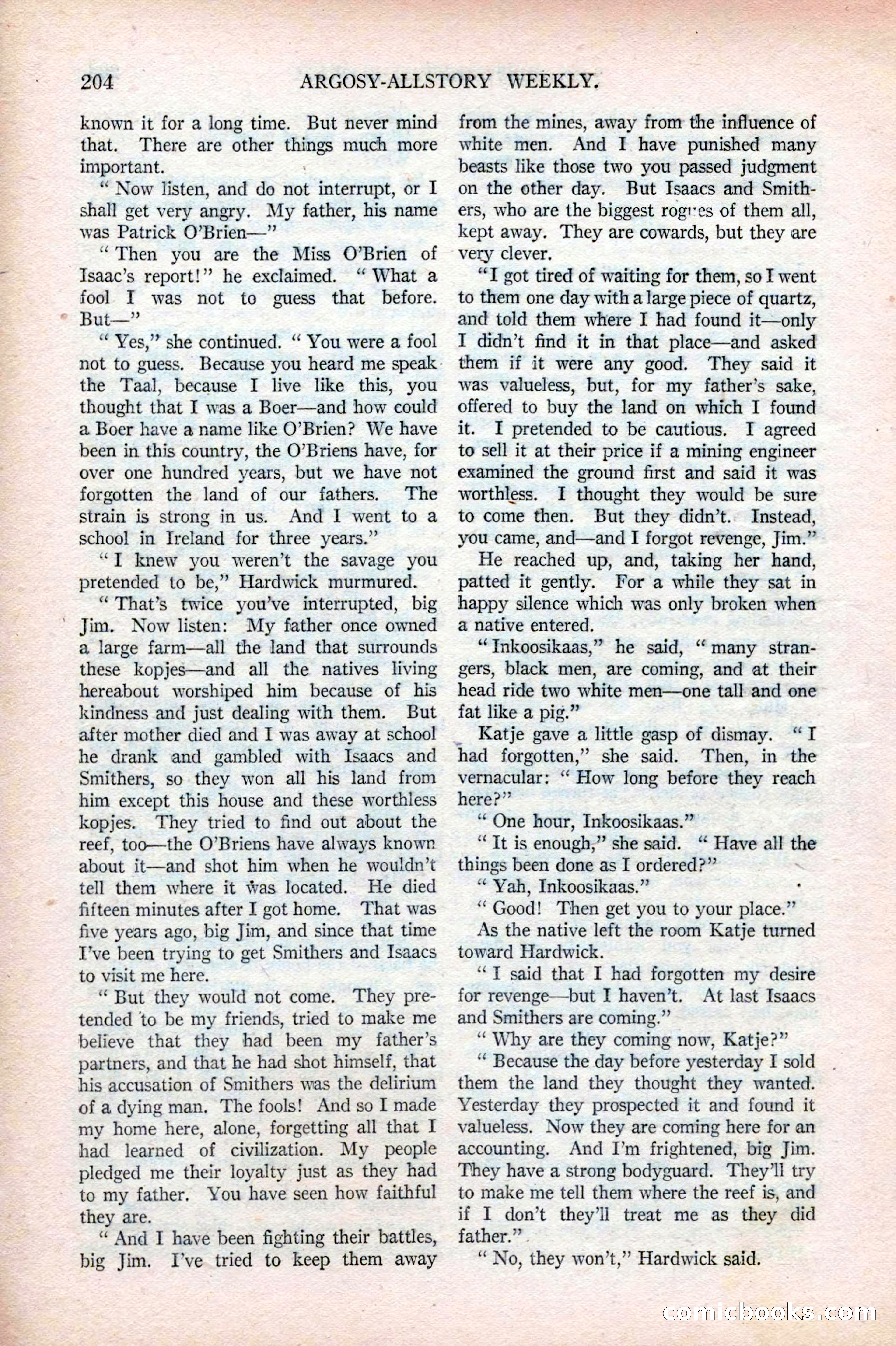 Argosy All-Story Weekly, May 17, 1924 — page 54 of 172