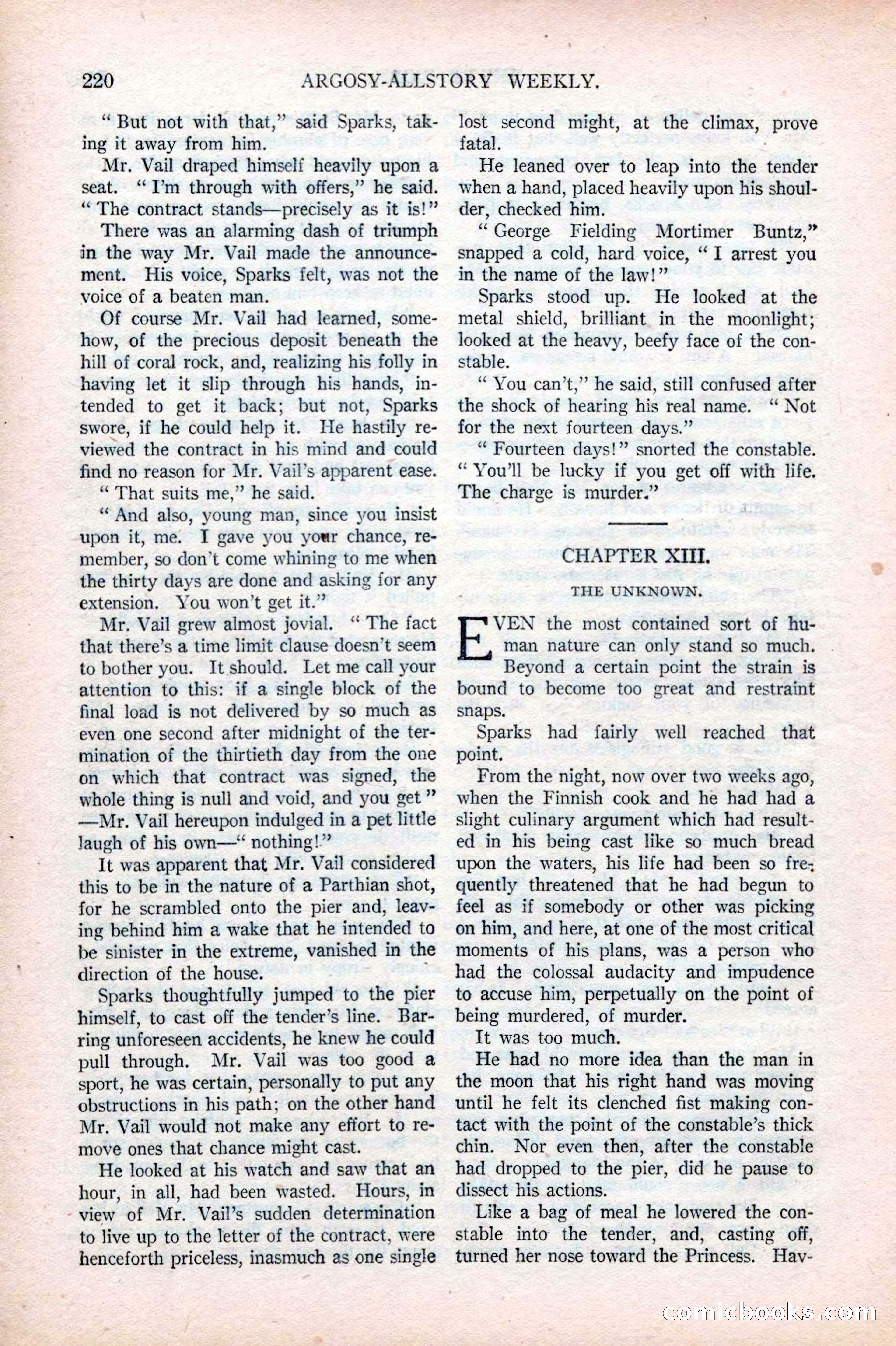 Argosy All-Story Weekly, May 17, 1924 — page 70 of 172
