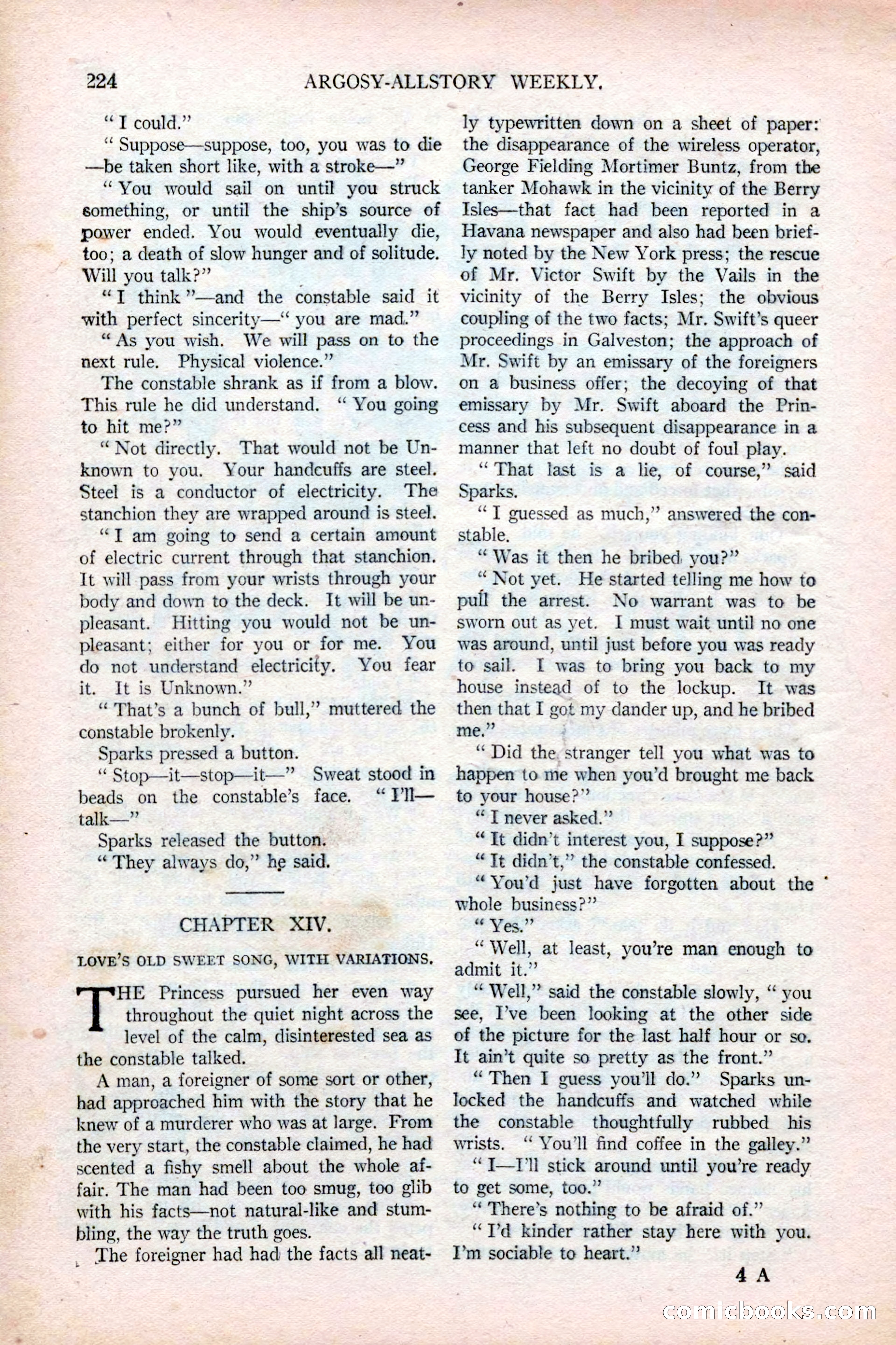 Argosy All-Story Weekly, May 17, 1924 — page 74 of 172