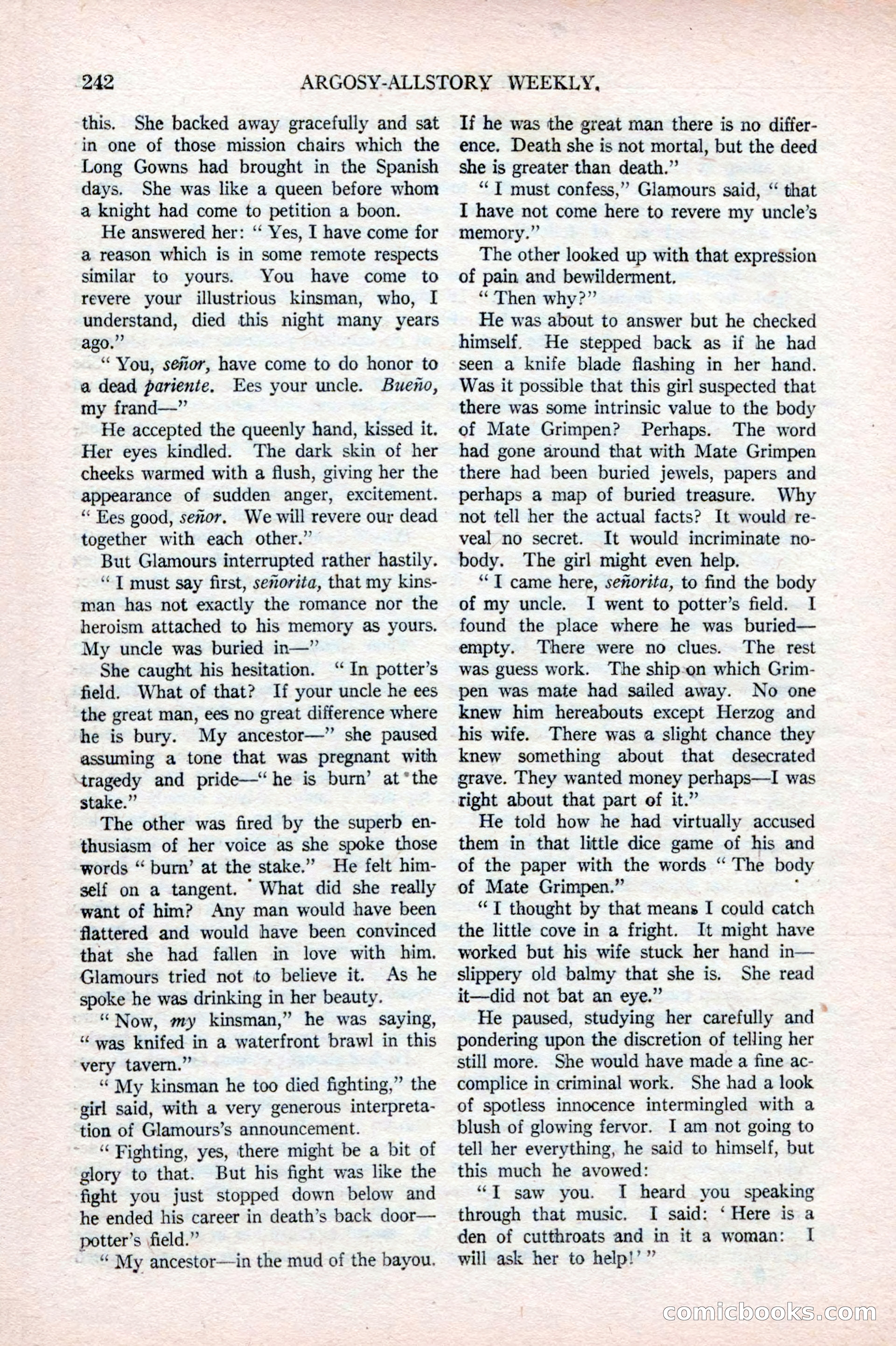 Argosy All-Story Weekly, May 17, 1924 — page 92 of 172