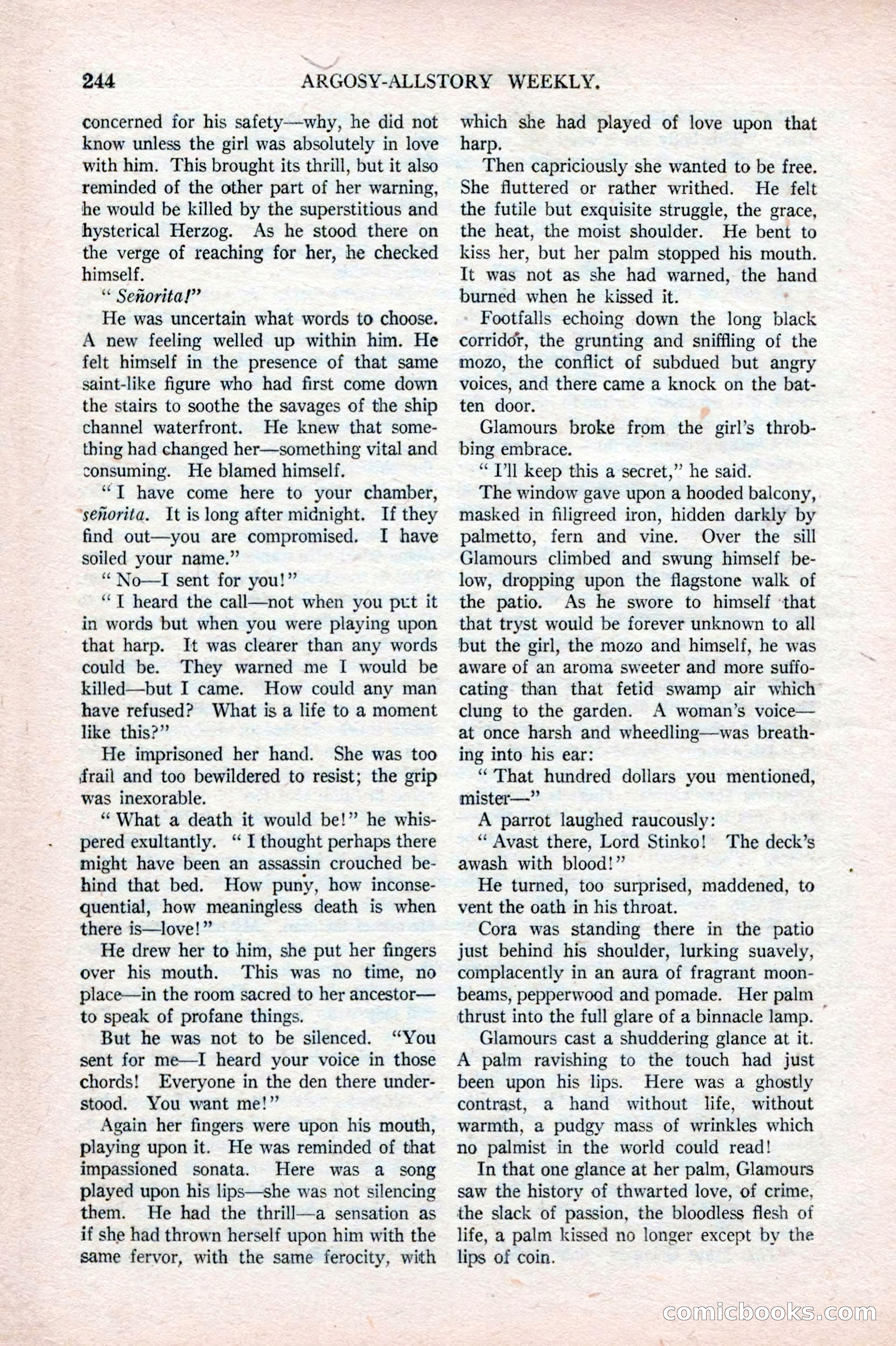 Argosy All-Story Weekly, May 17, 1924 — page 94 of 172