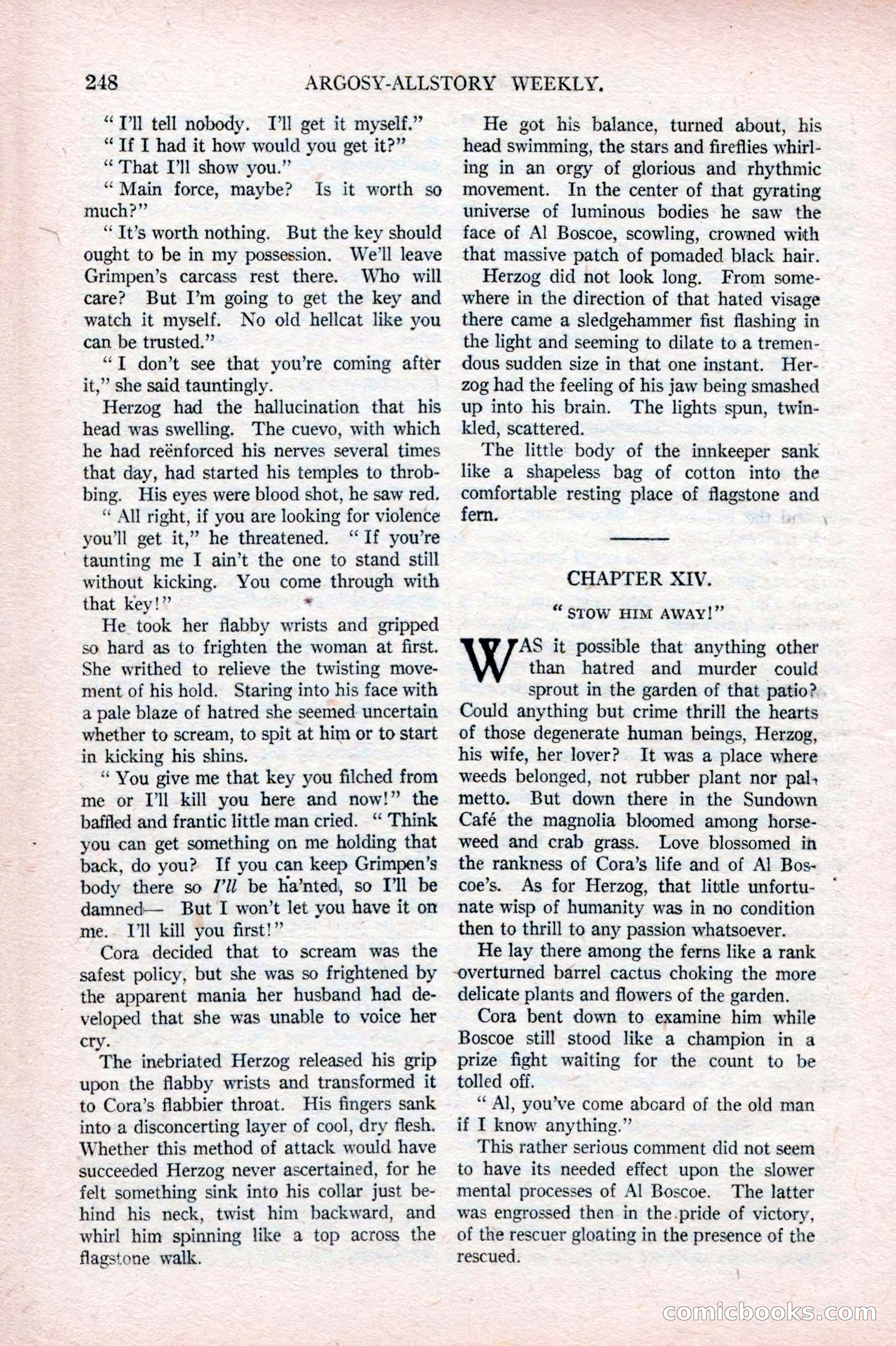 Argosy All-Story Weekly, May 17, 1924 — page 98 of 172