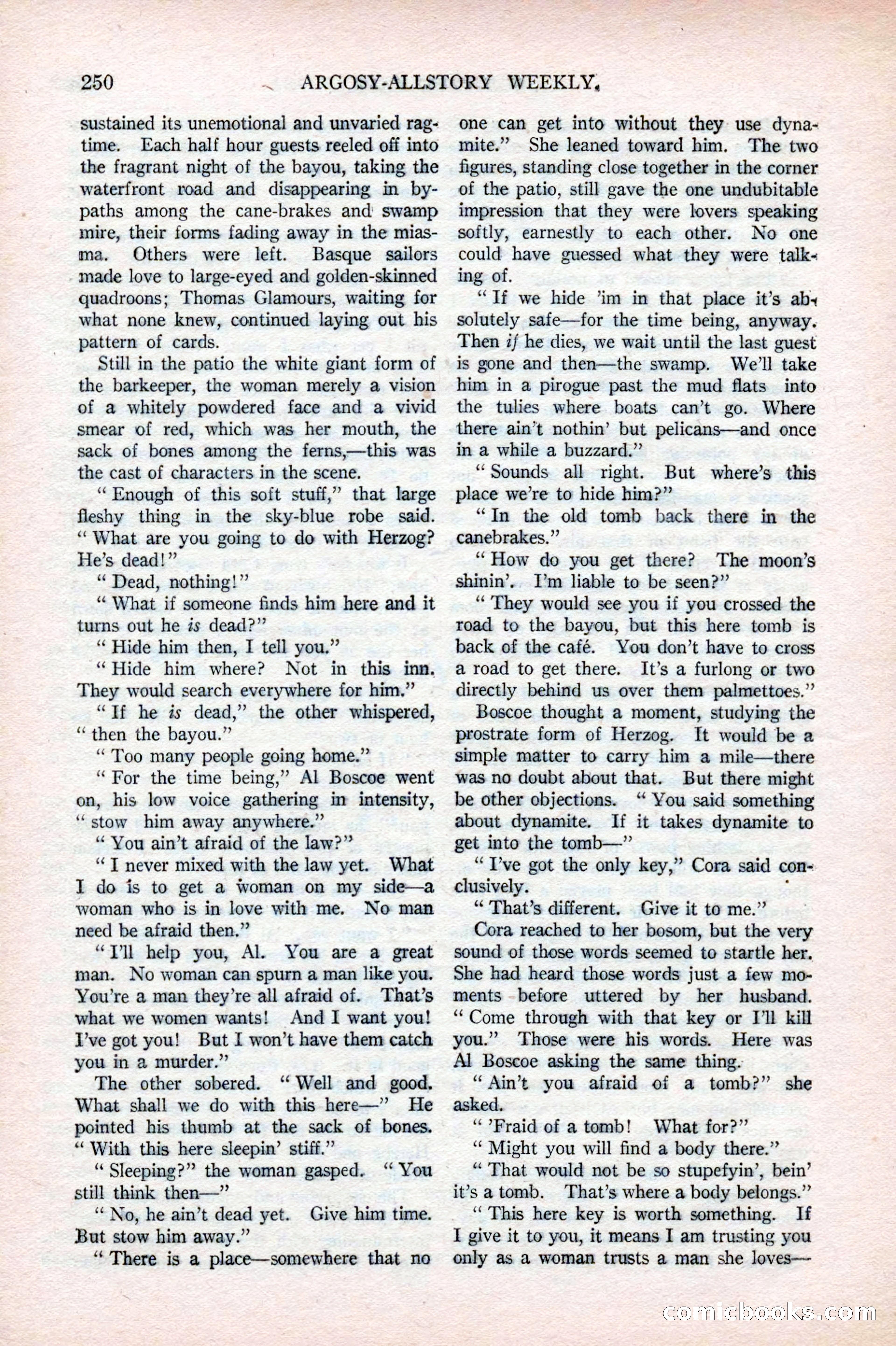 Argosy All-Story Weekly, May 17, 1924 — page 100 of 172