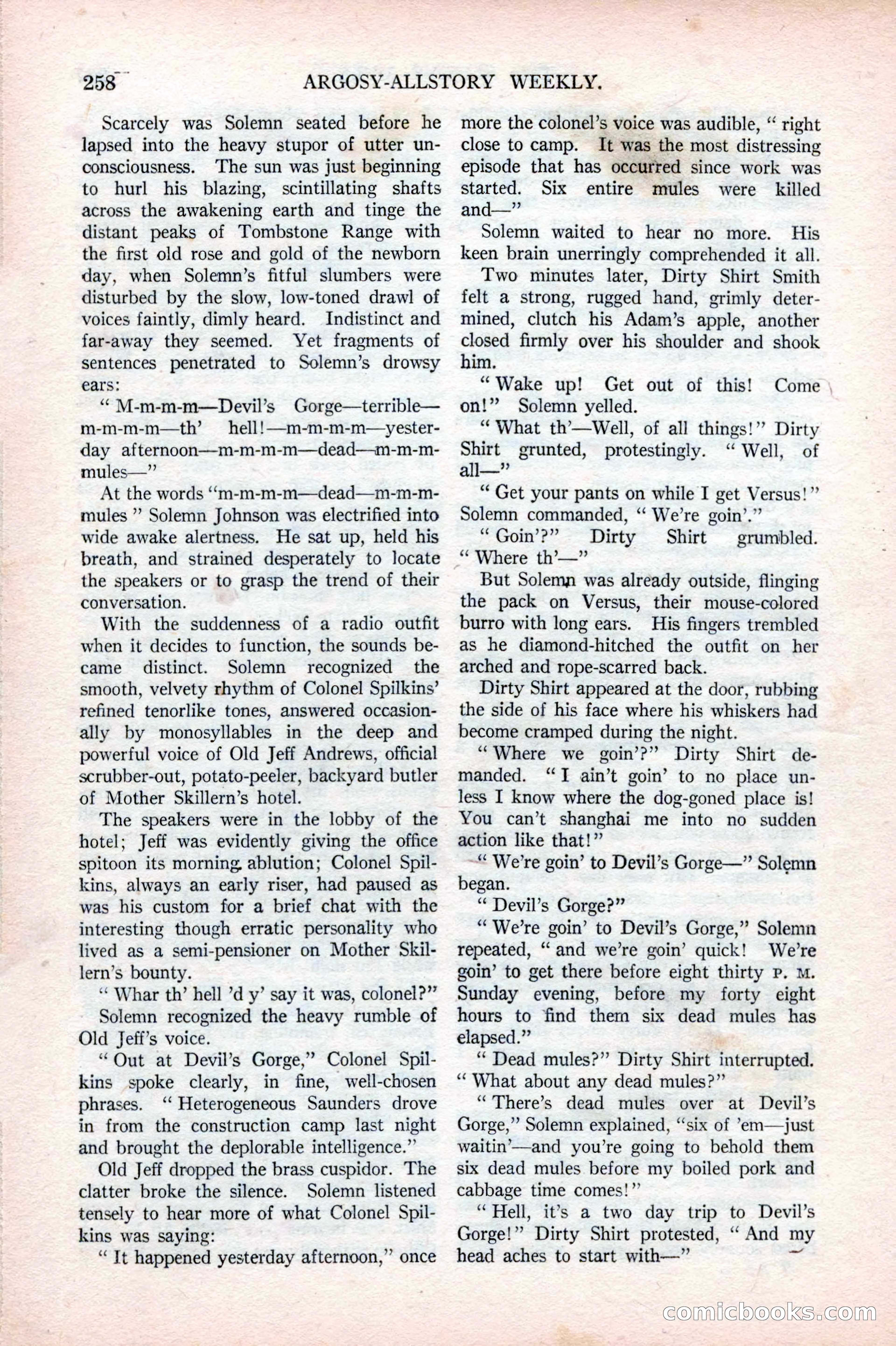 Argosy All-Story Weekly, May 17, 1924 — page 108 of 172