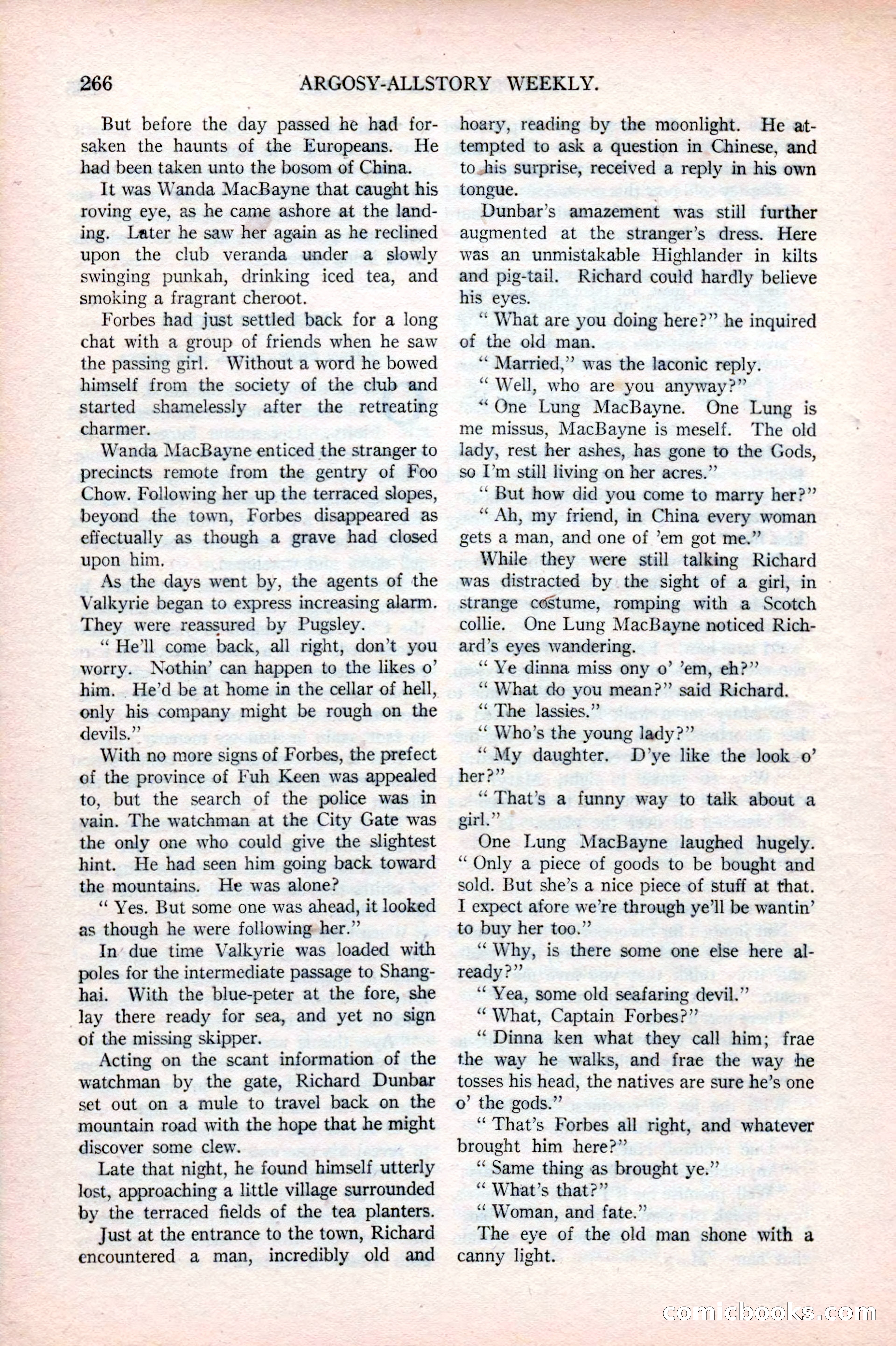 Argosy All-Story Weekly, May 17, 1924 — page 116 of 172