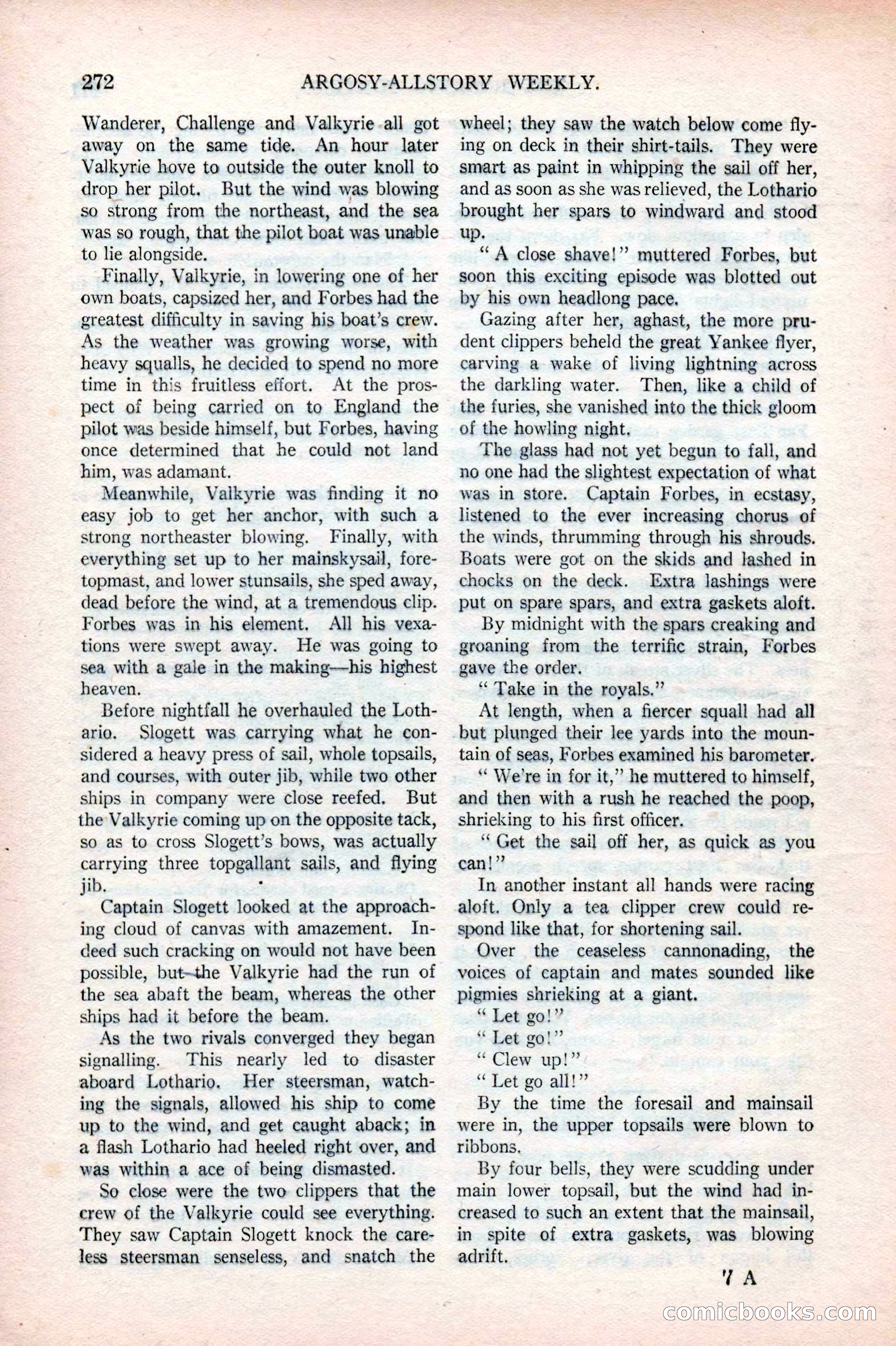 Argosy All-Story Weekly, May 17, 1924 — page 122 of 172