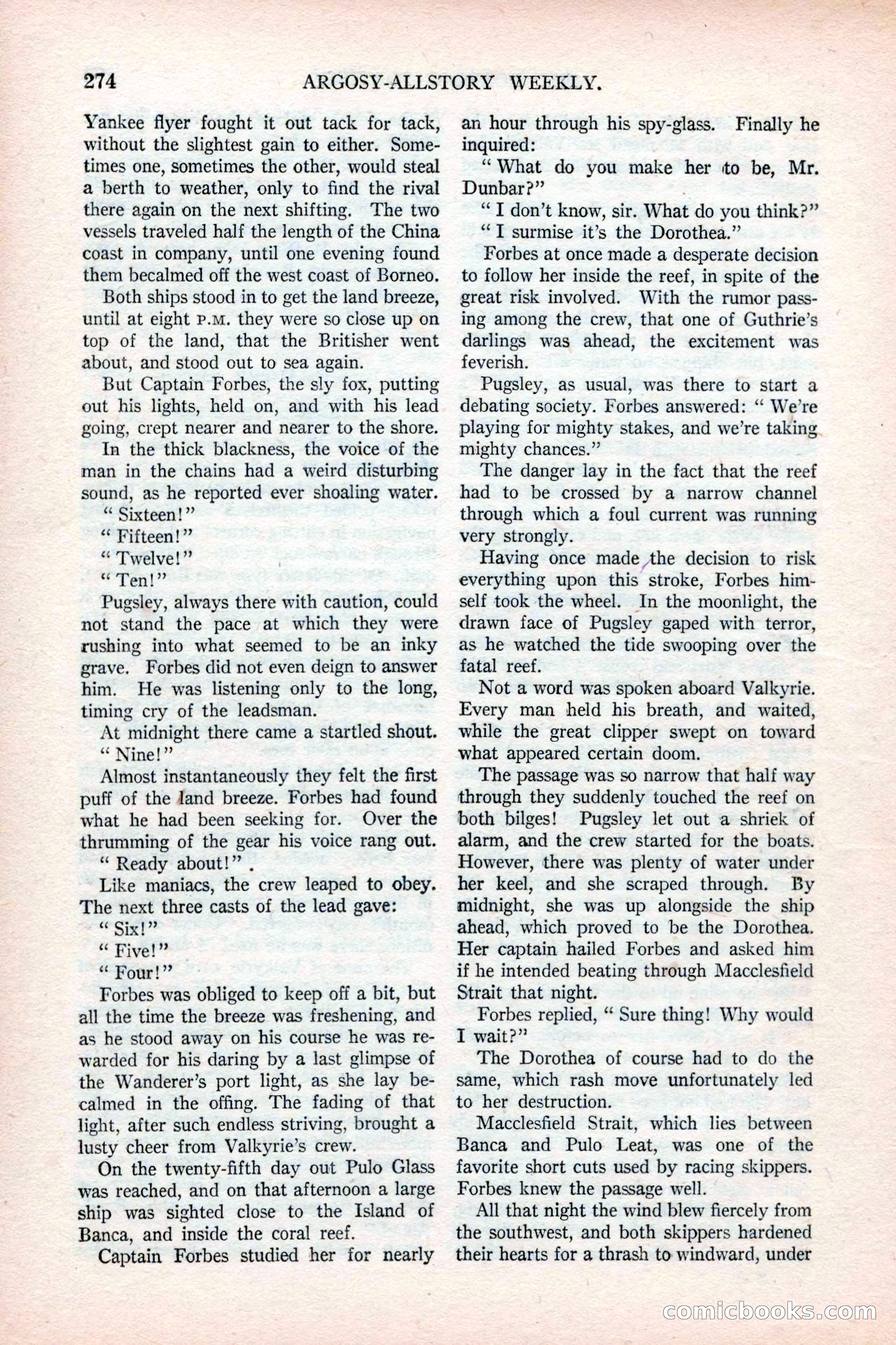 Argosy All-Story Weekly, May 17, 1924 — page 124 of 172