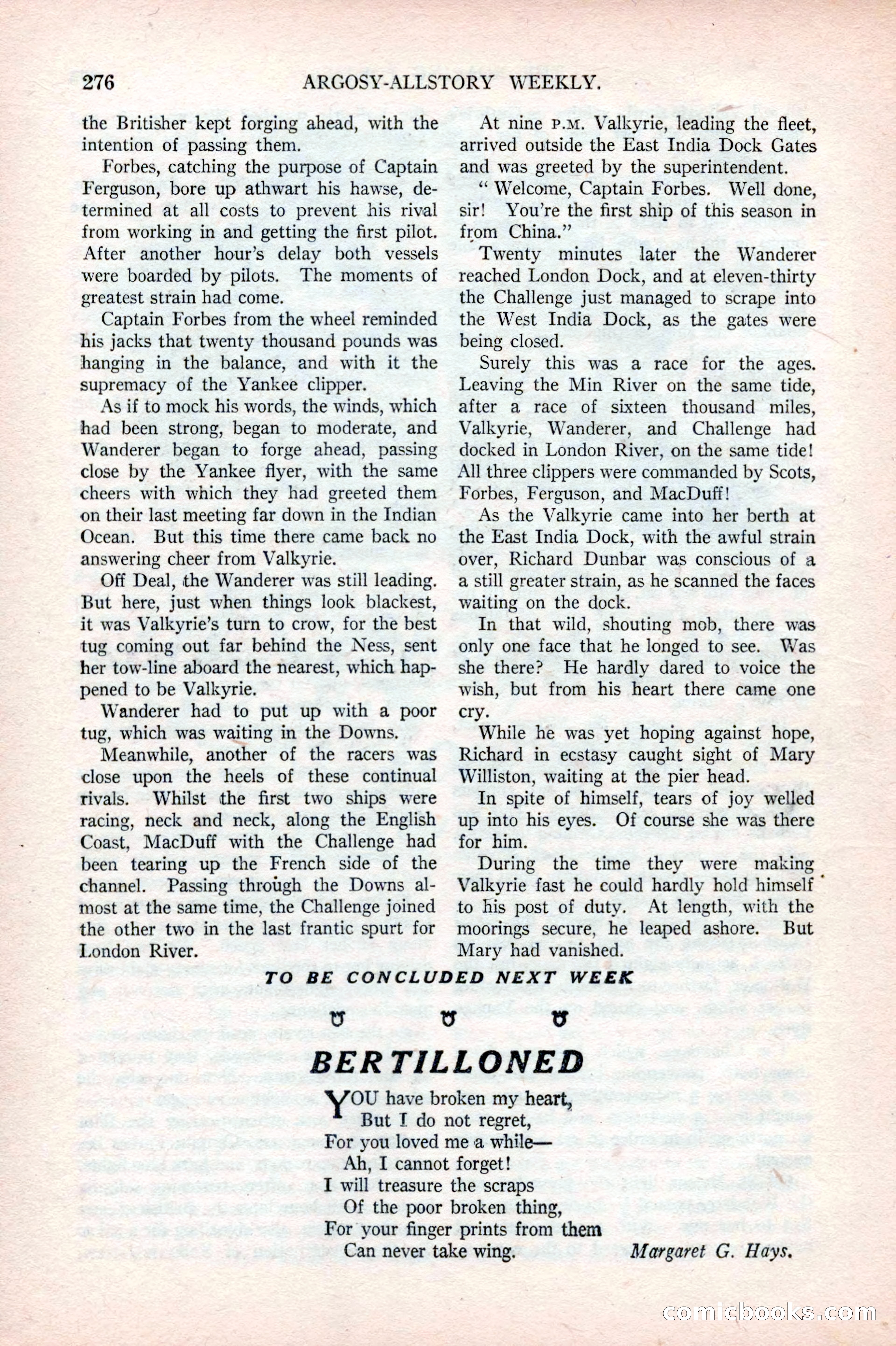 Argosy All-Story Weekly, May 17, 1924 — page 126 of 172