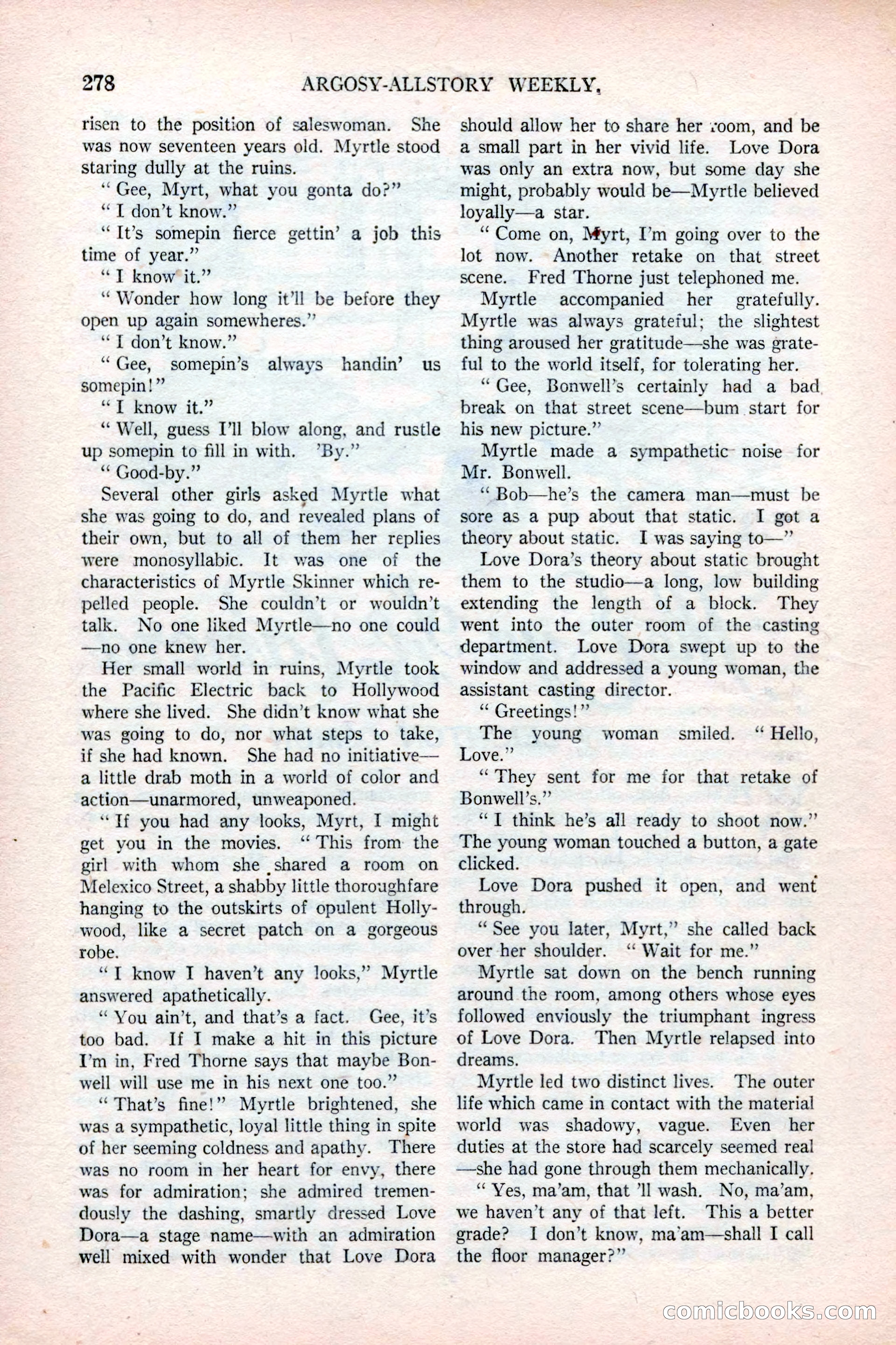 Argosy All-Story Weekly, May 17, 1924 — page 128 of 172