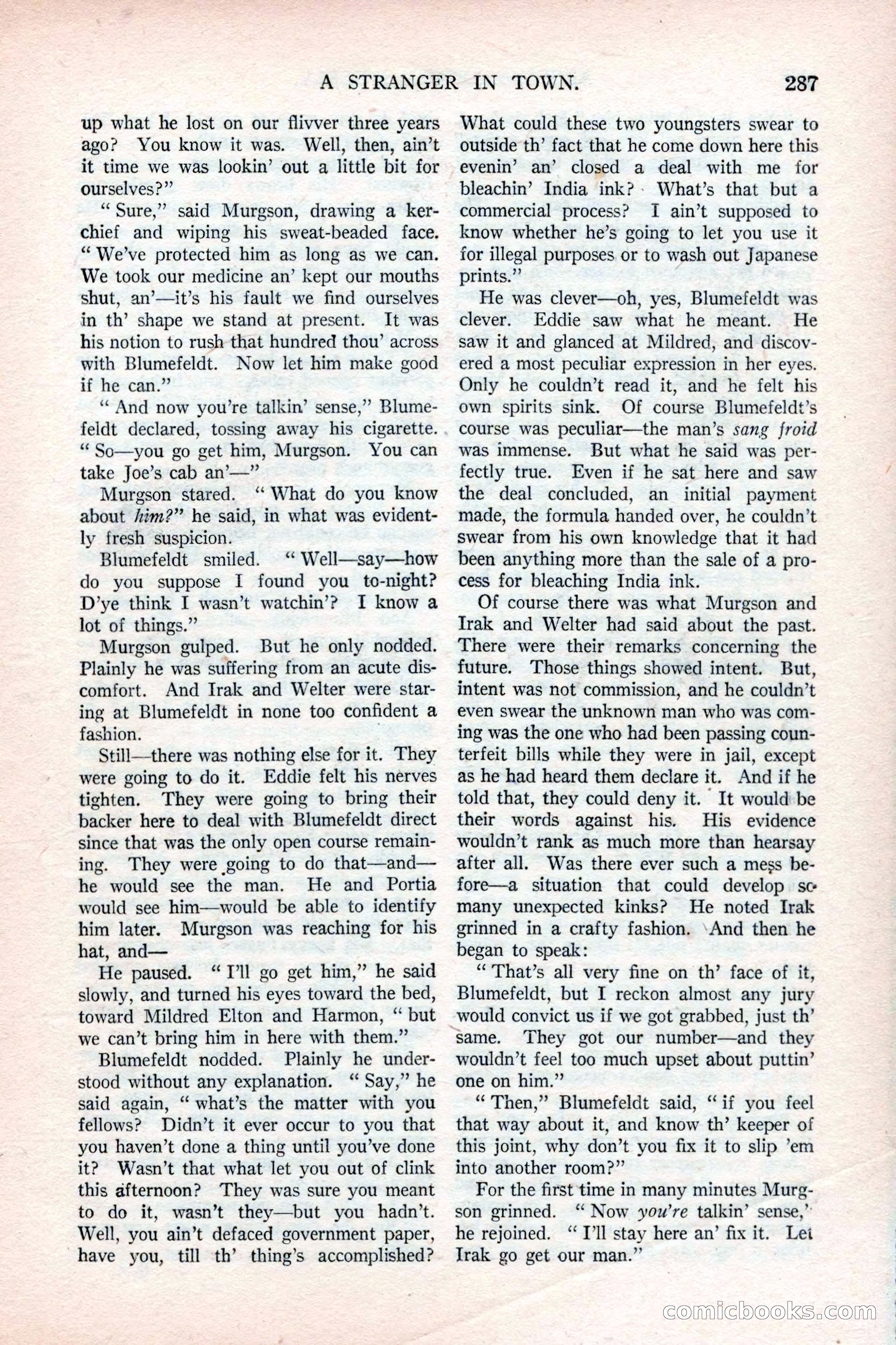 Argosy All-Story Weekly, May 17, 1924 — page 137 of 172