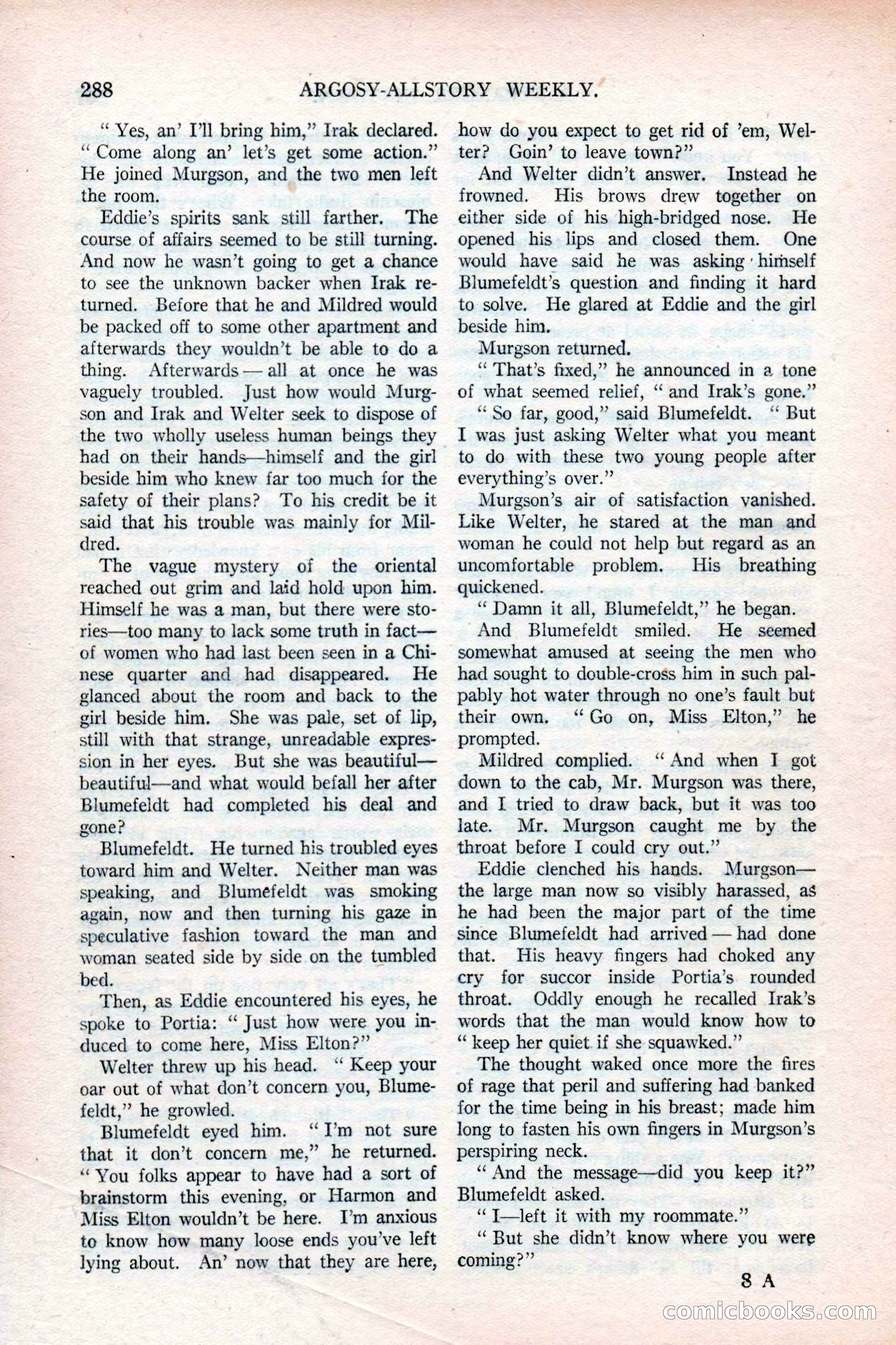 Argosy All-Story Weekly, May 17, 1924 — page 138 of 172