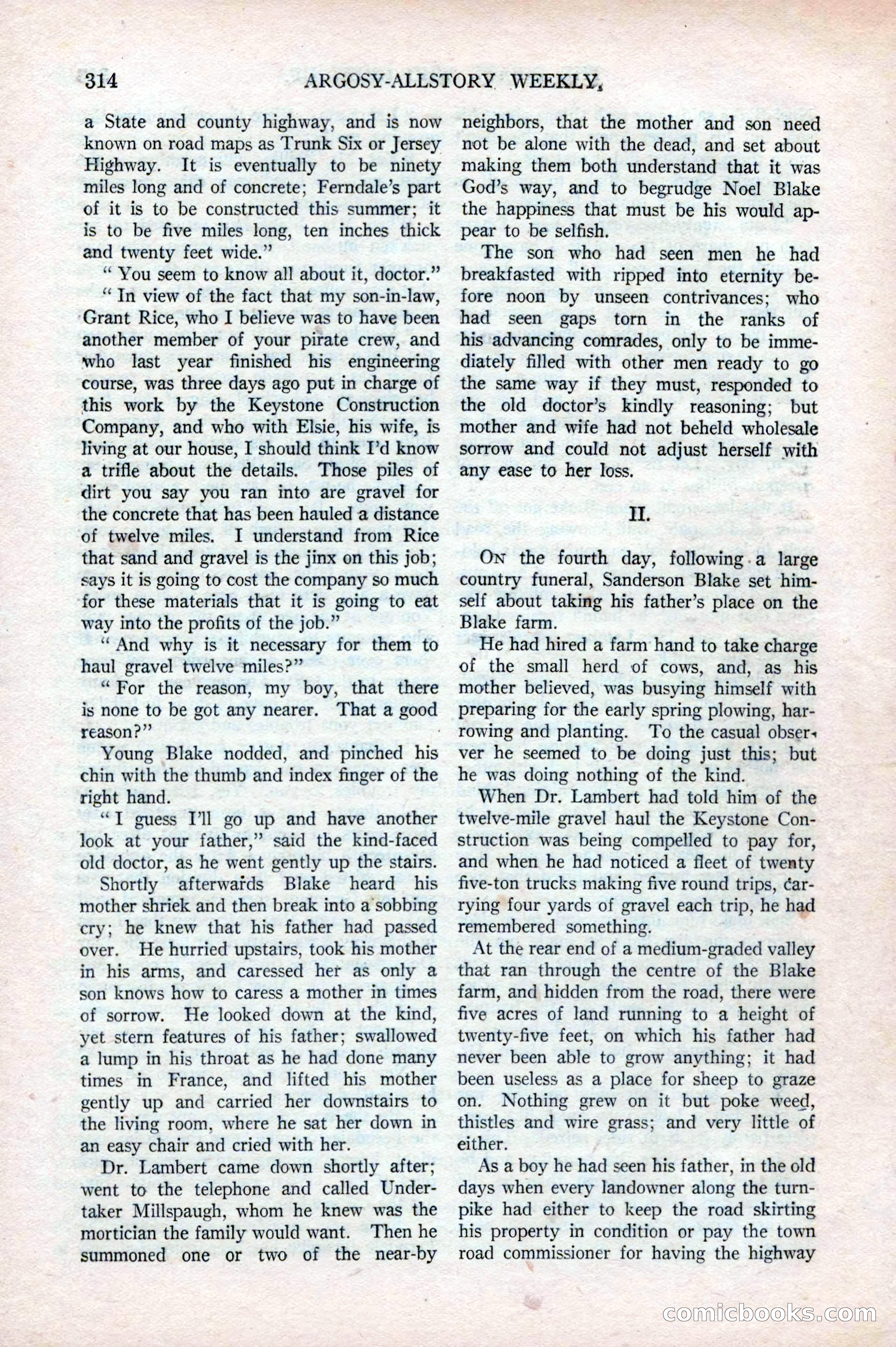 Argosy All-Story Weekly, May 17, 1924 — page 164 of 172