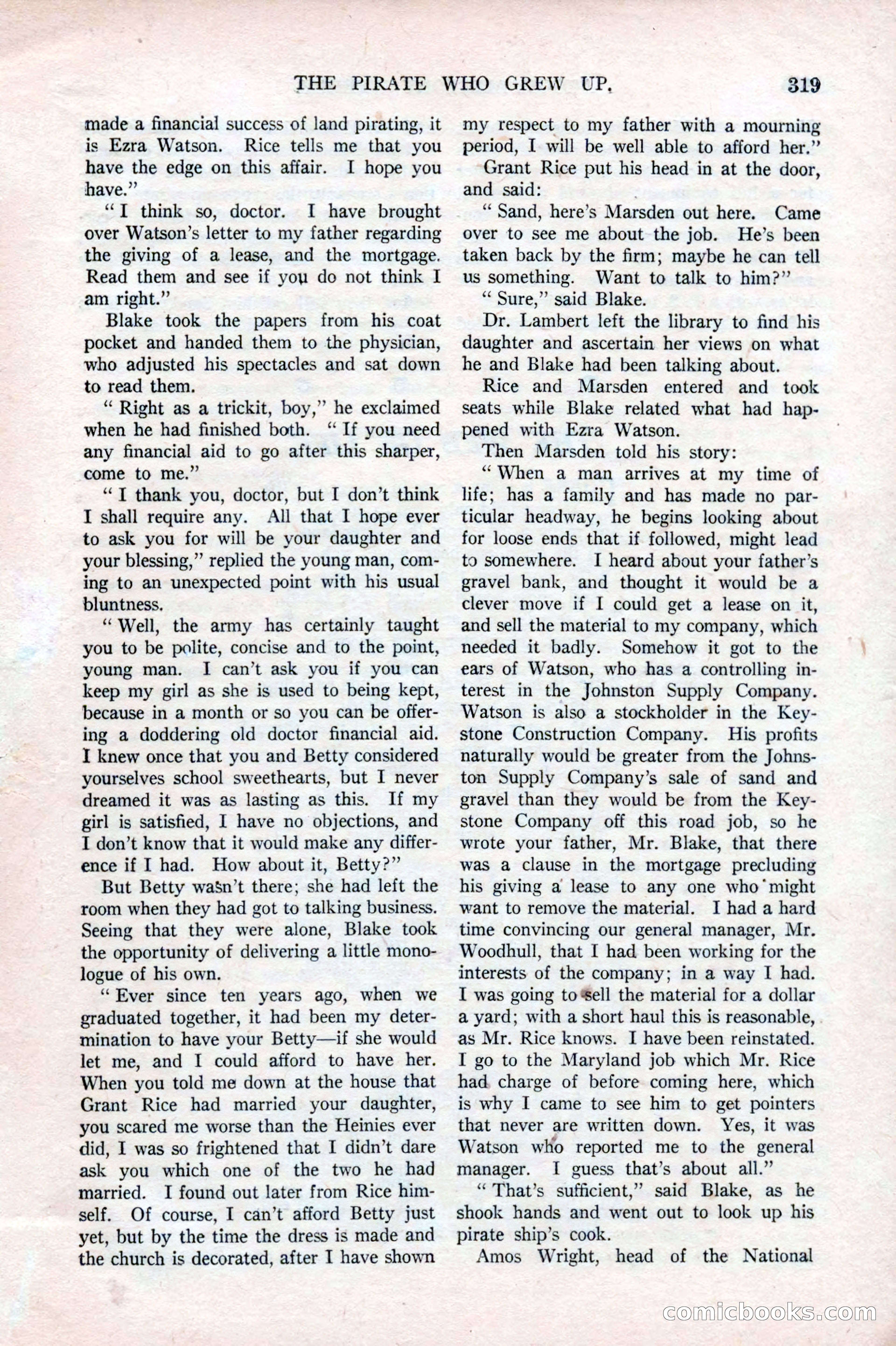 Argosy All-Story Weekly, May 17, 1924 — page 169 of 172