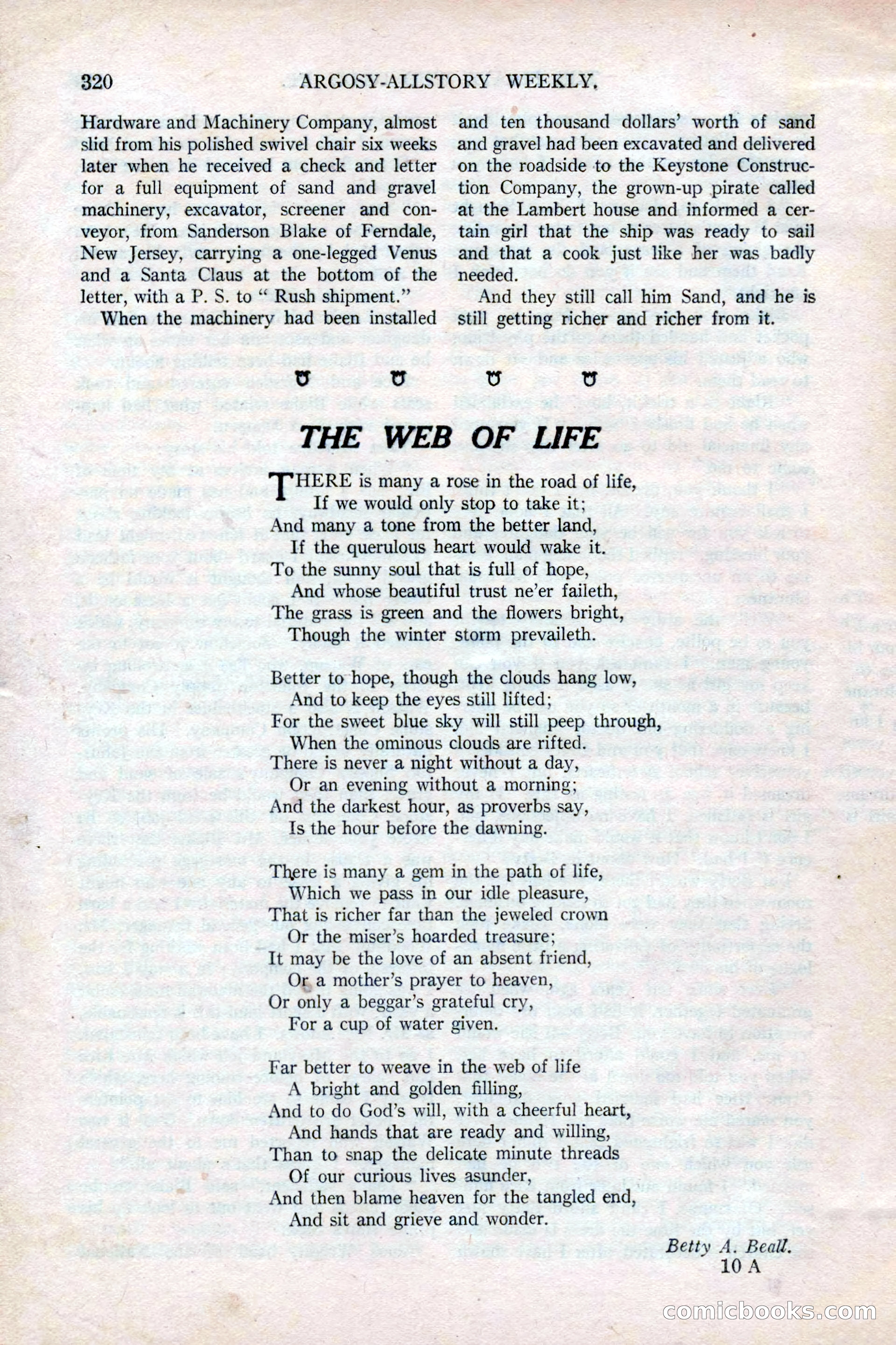 Argosy All-Story Weekly, May 17, 1924 — page 170 of 172