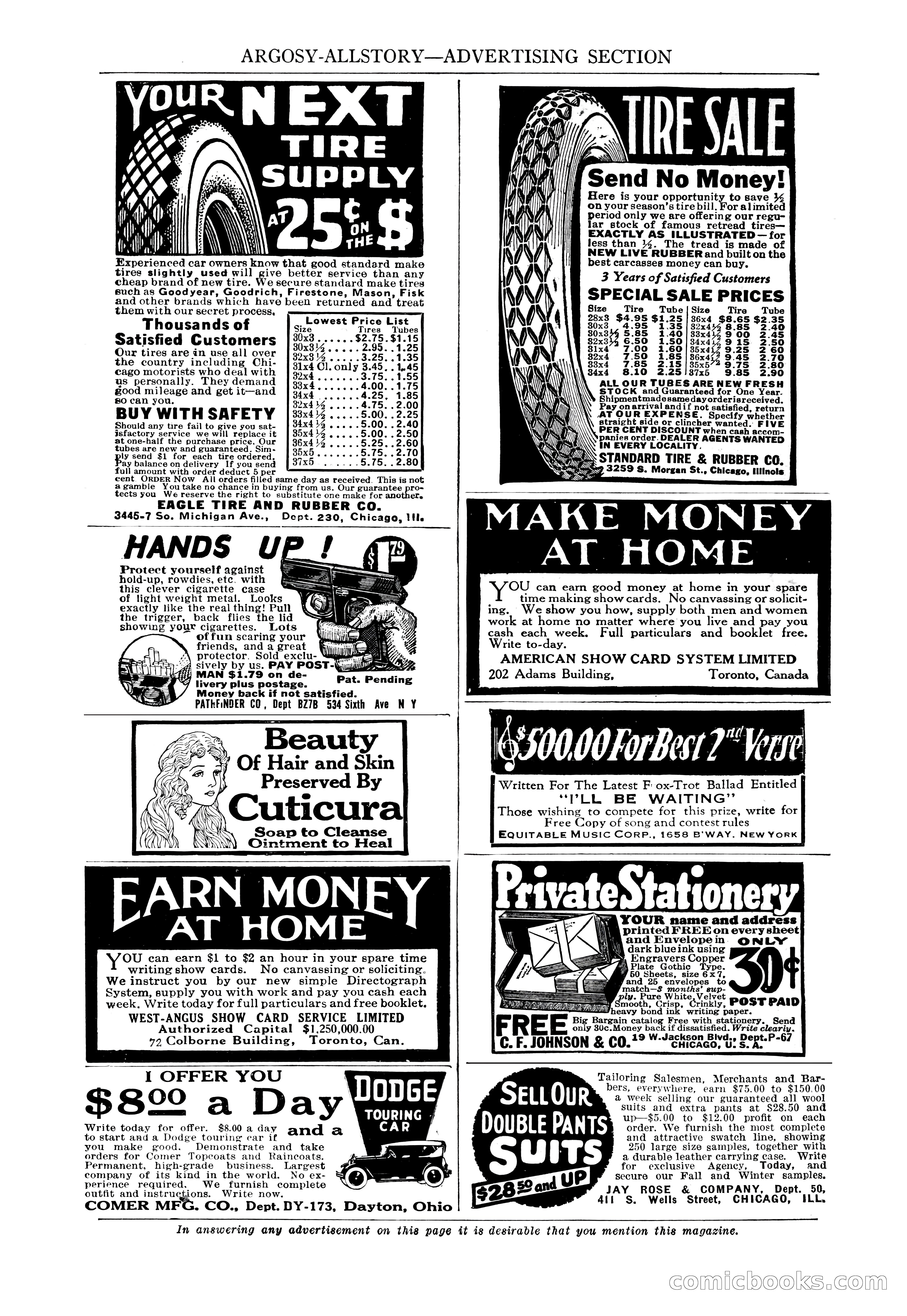 Argosy All-Story Weekly, August 9, 1924 — page 8 of 172