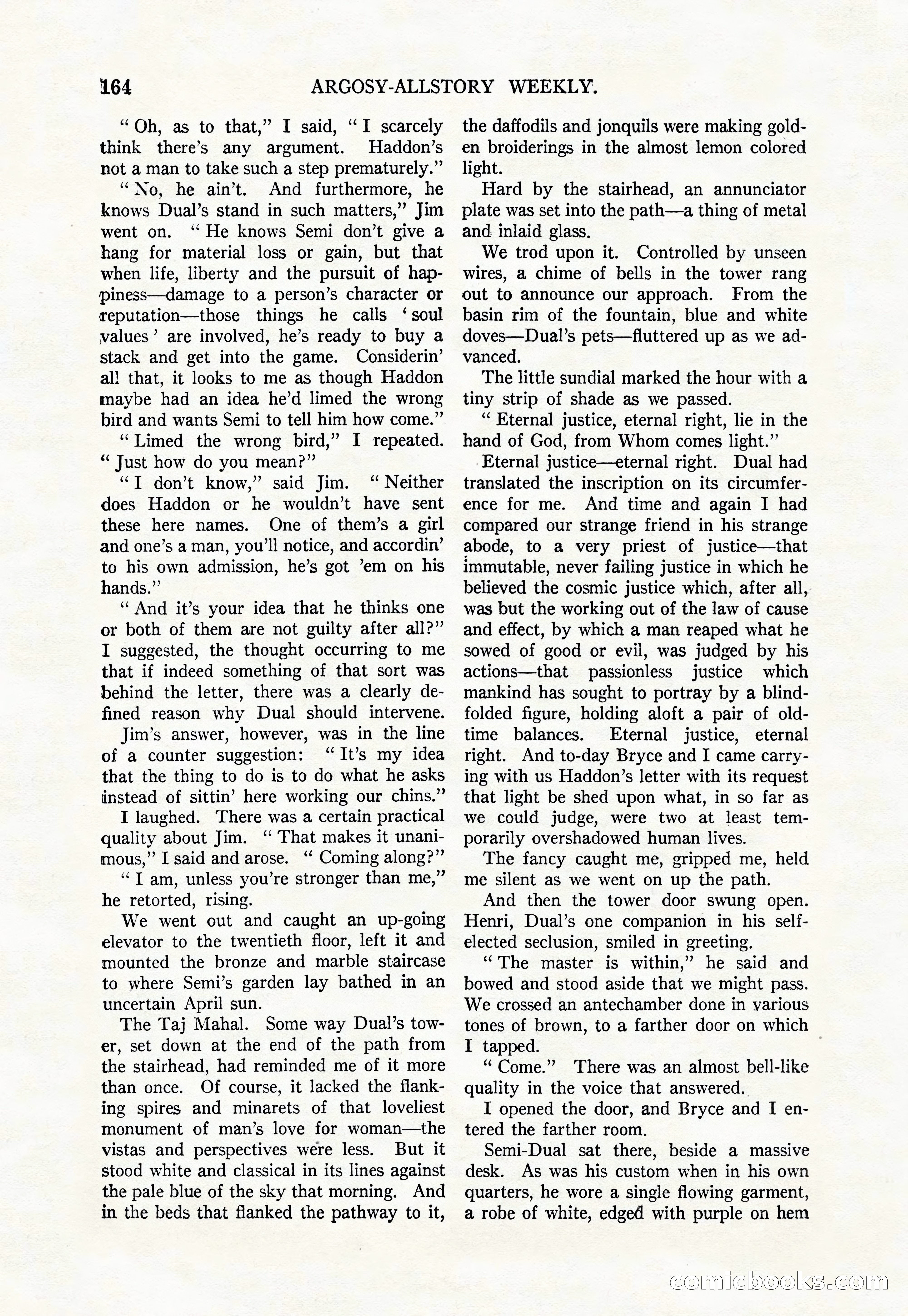 Argosy All-Story Weekly, August 9, 1924 — page 14 of 172