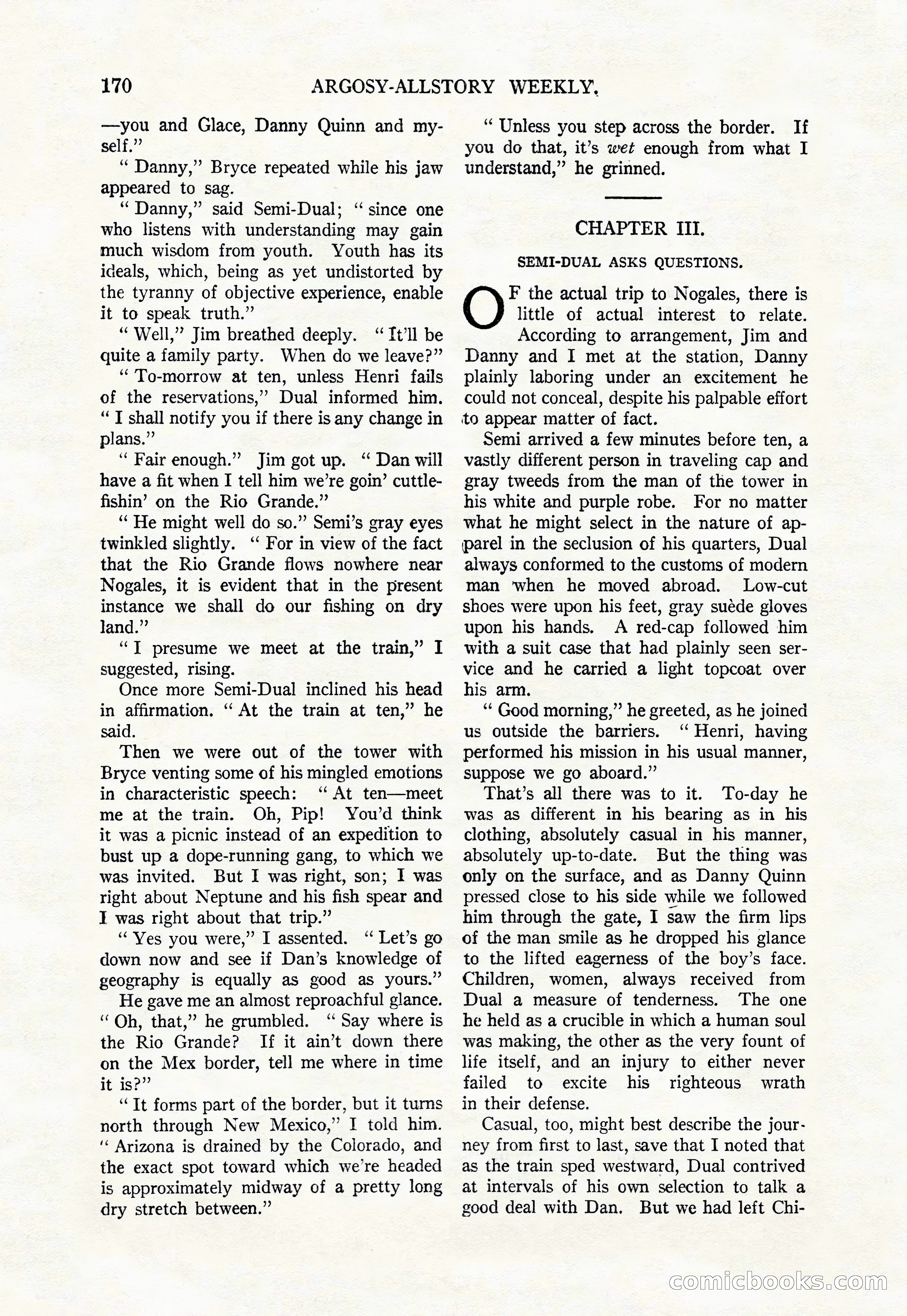 Argosy All-Story Weekly, August 9, 1924 — page 20 of 172