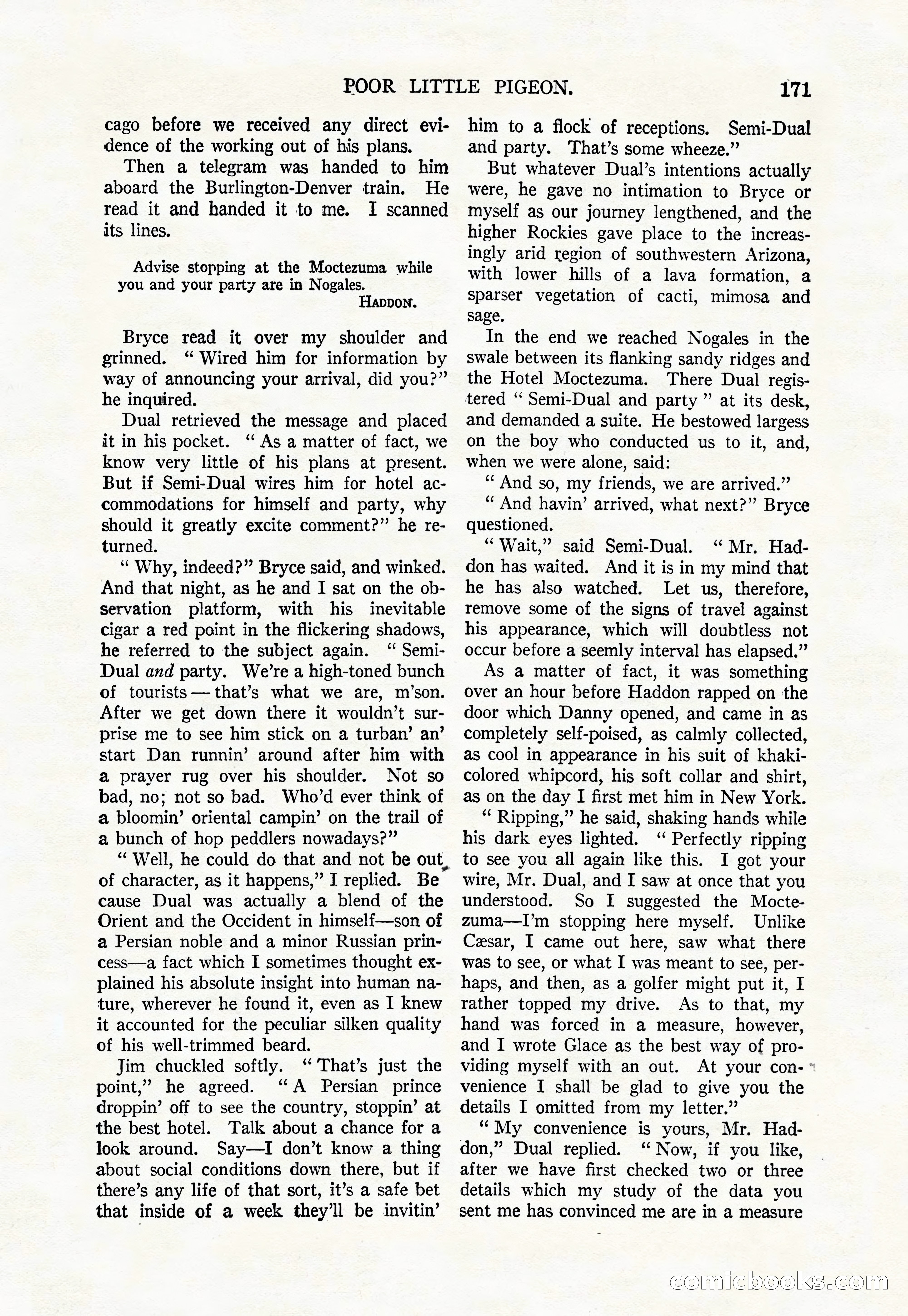 Argosy All-Story Weekly, August 9, 1924 — page 21 of 172