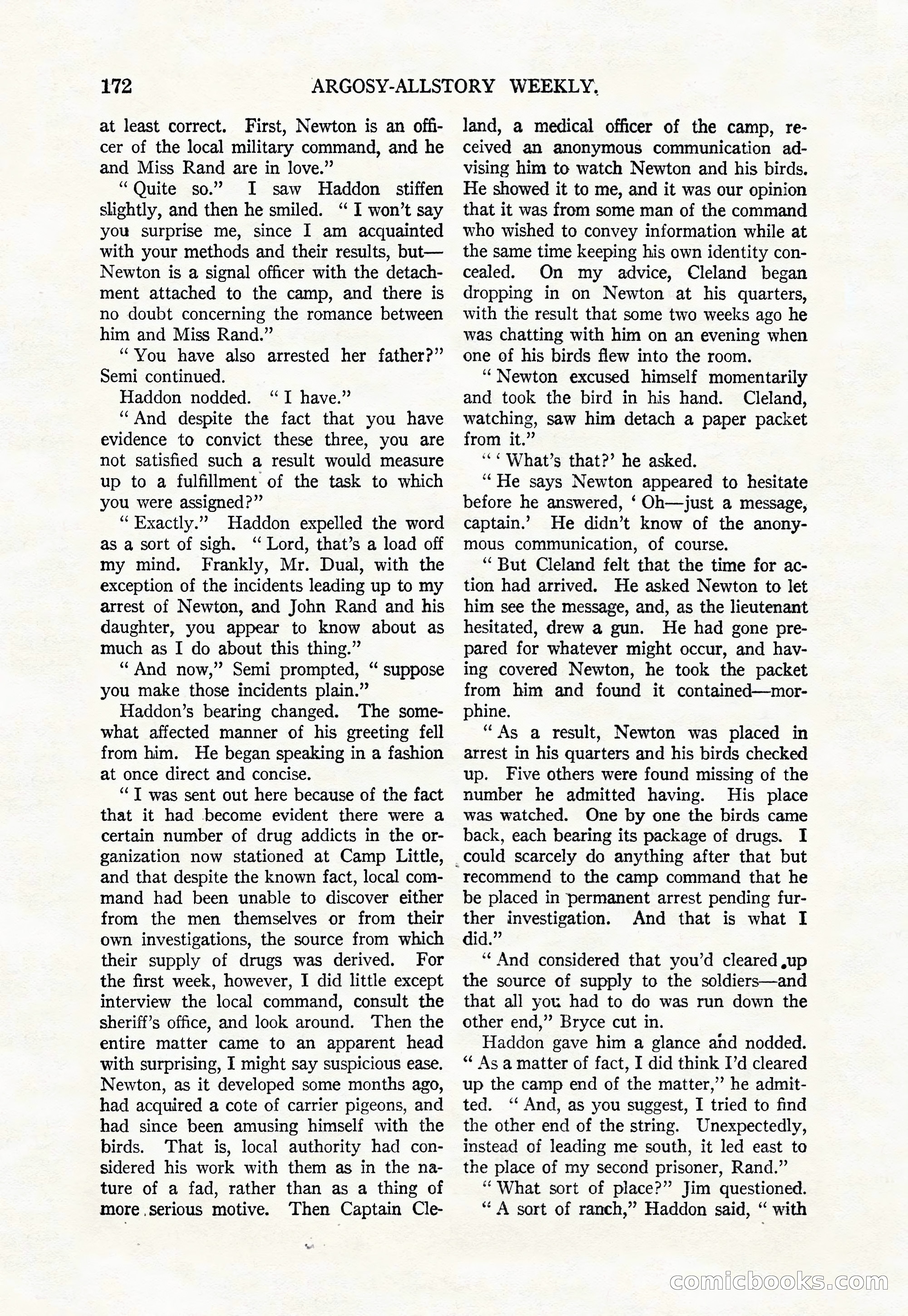 Argosy All-Story Weekly, August 9, 1924 — page 22 of 172