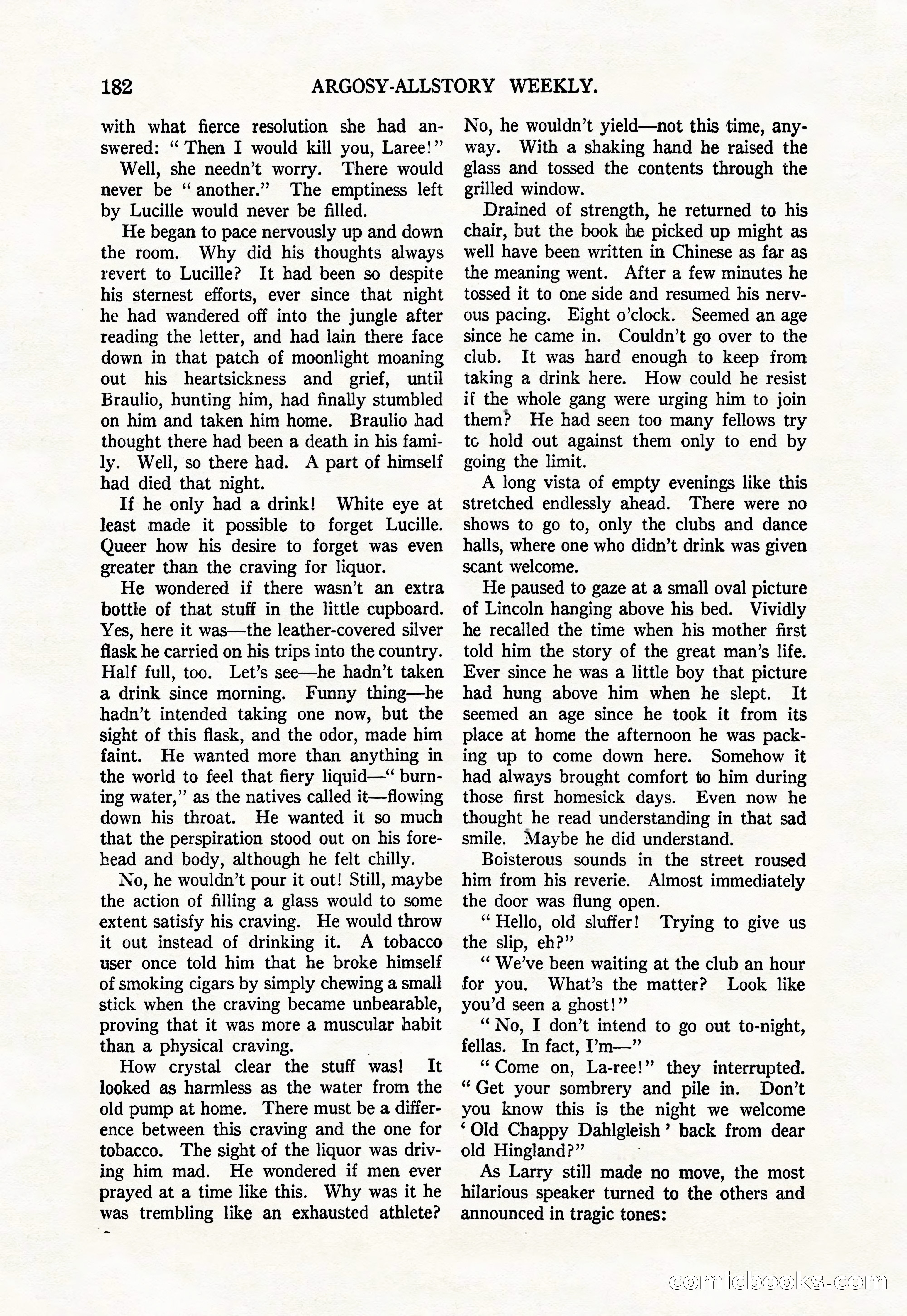 Argosy All-Story Weekly, August 9, 1924 — page 32 of 172