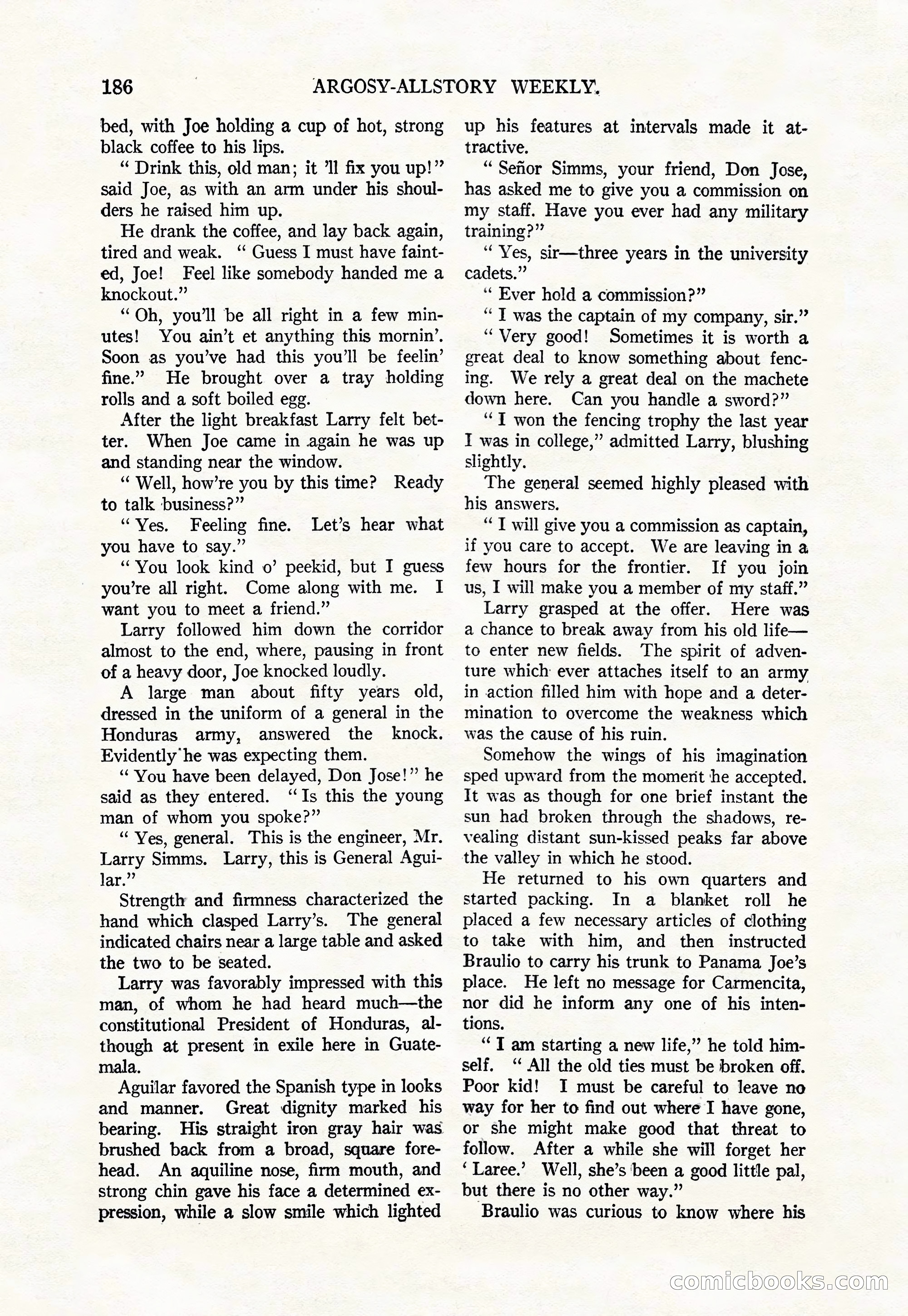 Argosy All-Story Weekly, August 9, 1924 — page 36 of 172