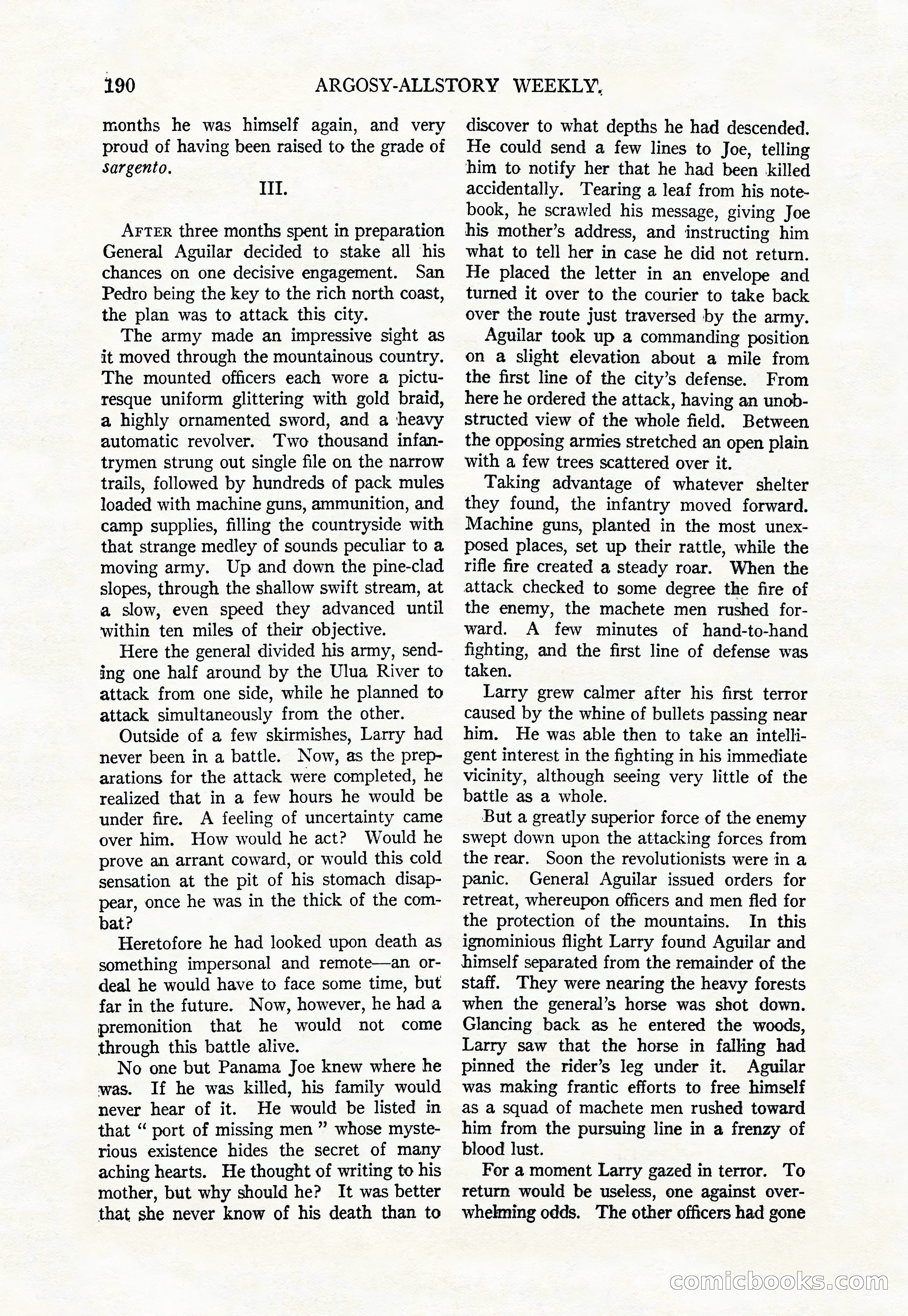 Argosy All-Story Weekly, August 9, 1924 — page 40 of 172