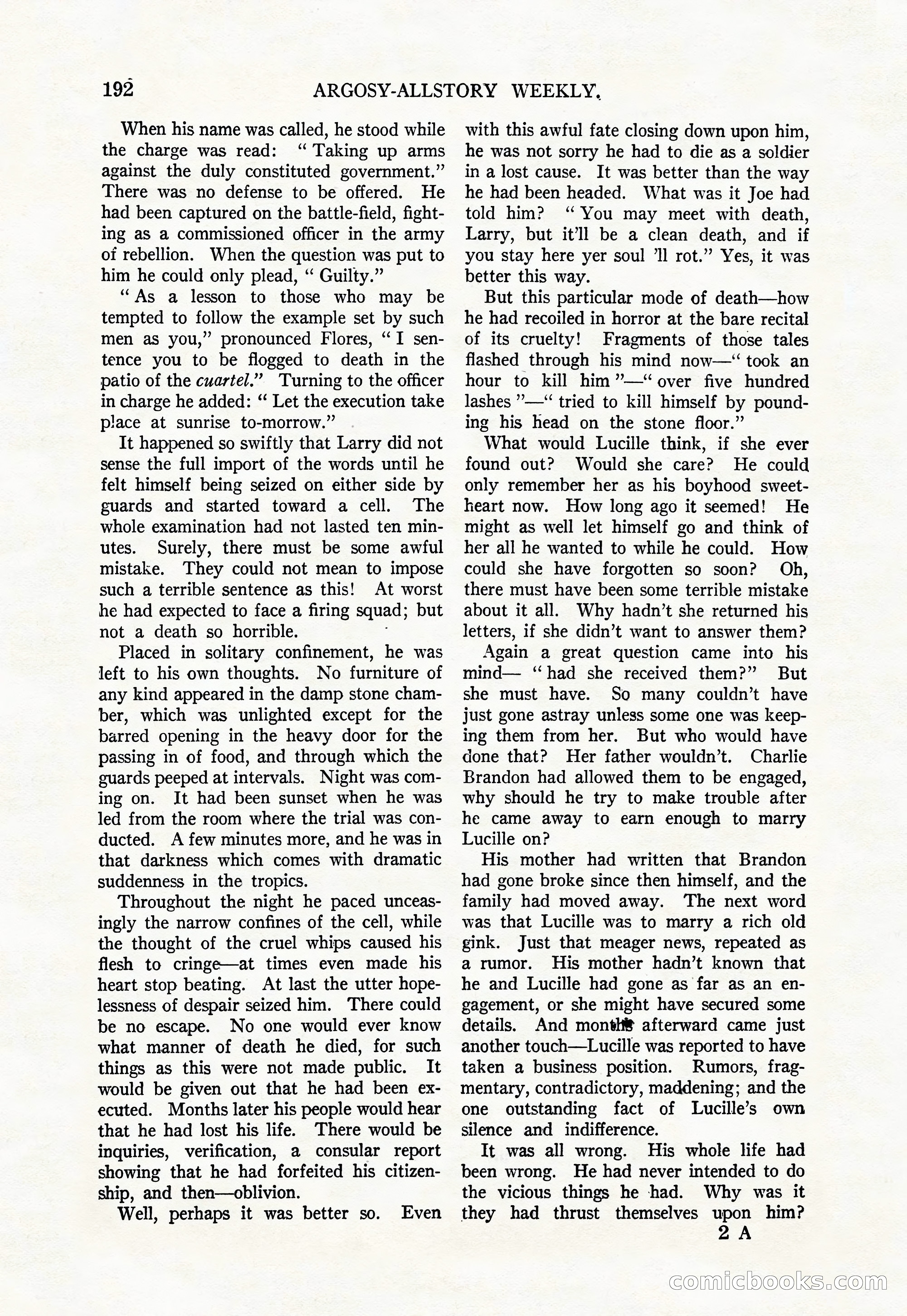 Argosy All-Story Weekly, August 9, 1924 — page 42 of 172