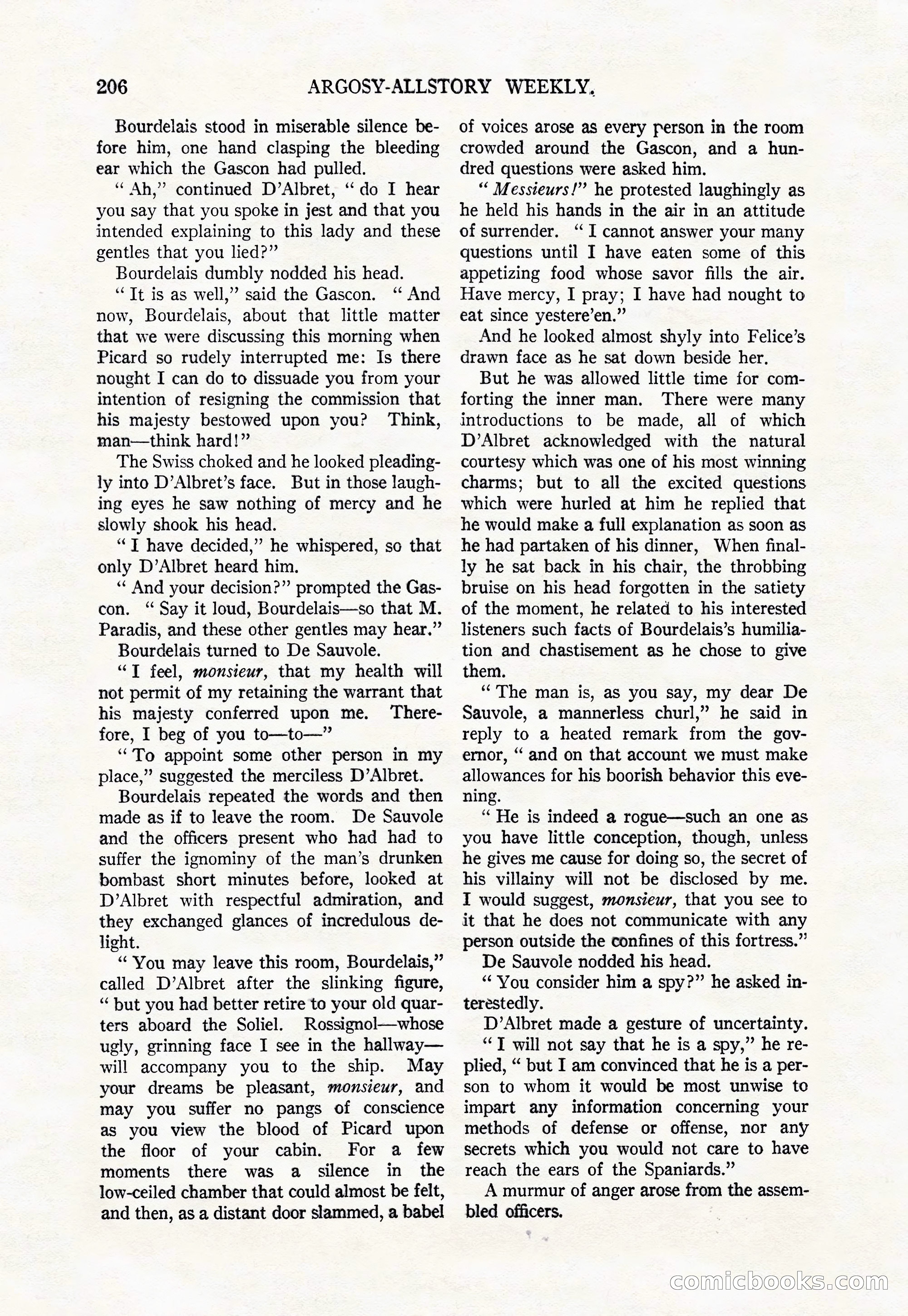 Argosy All-Story Weekly, August 9, 1924 — page 56 of 172
