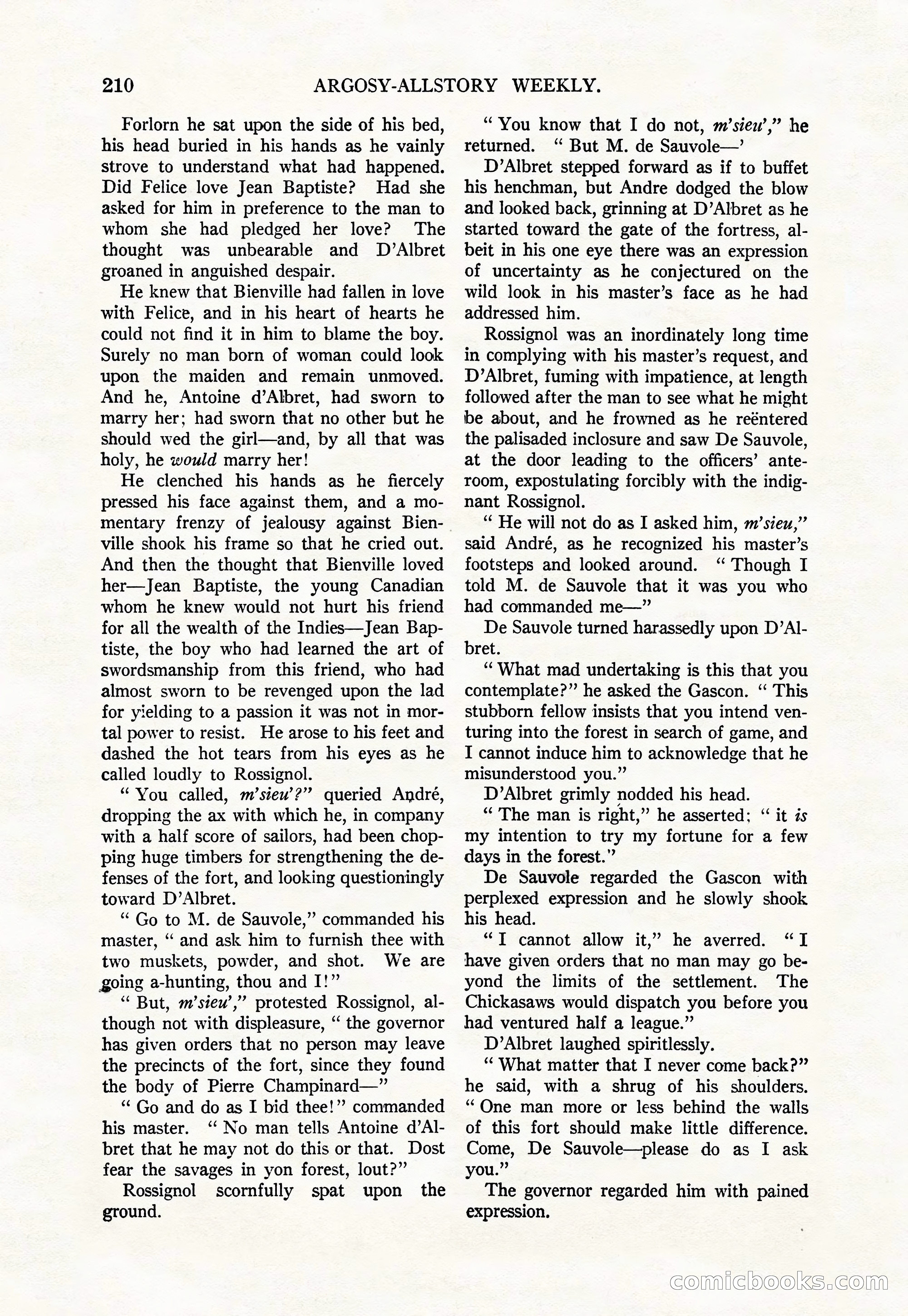 Argosy All-Story Weekly, August 9, 1924 — page 60 of 172