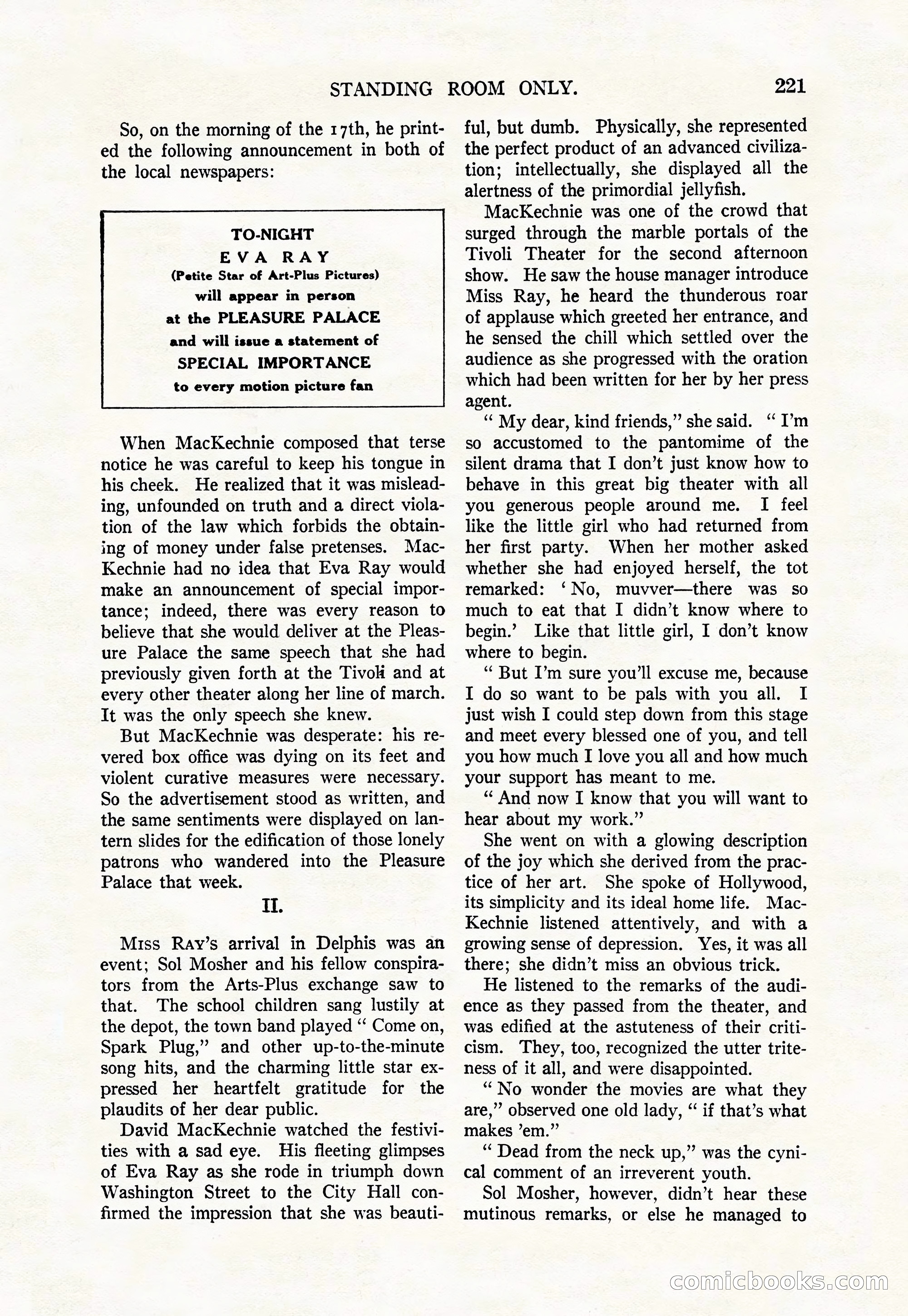 Argosy All-Story Weekly, August 9, 1924 — page 71 of 172