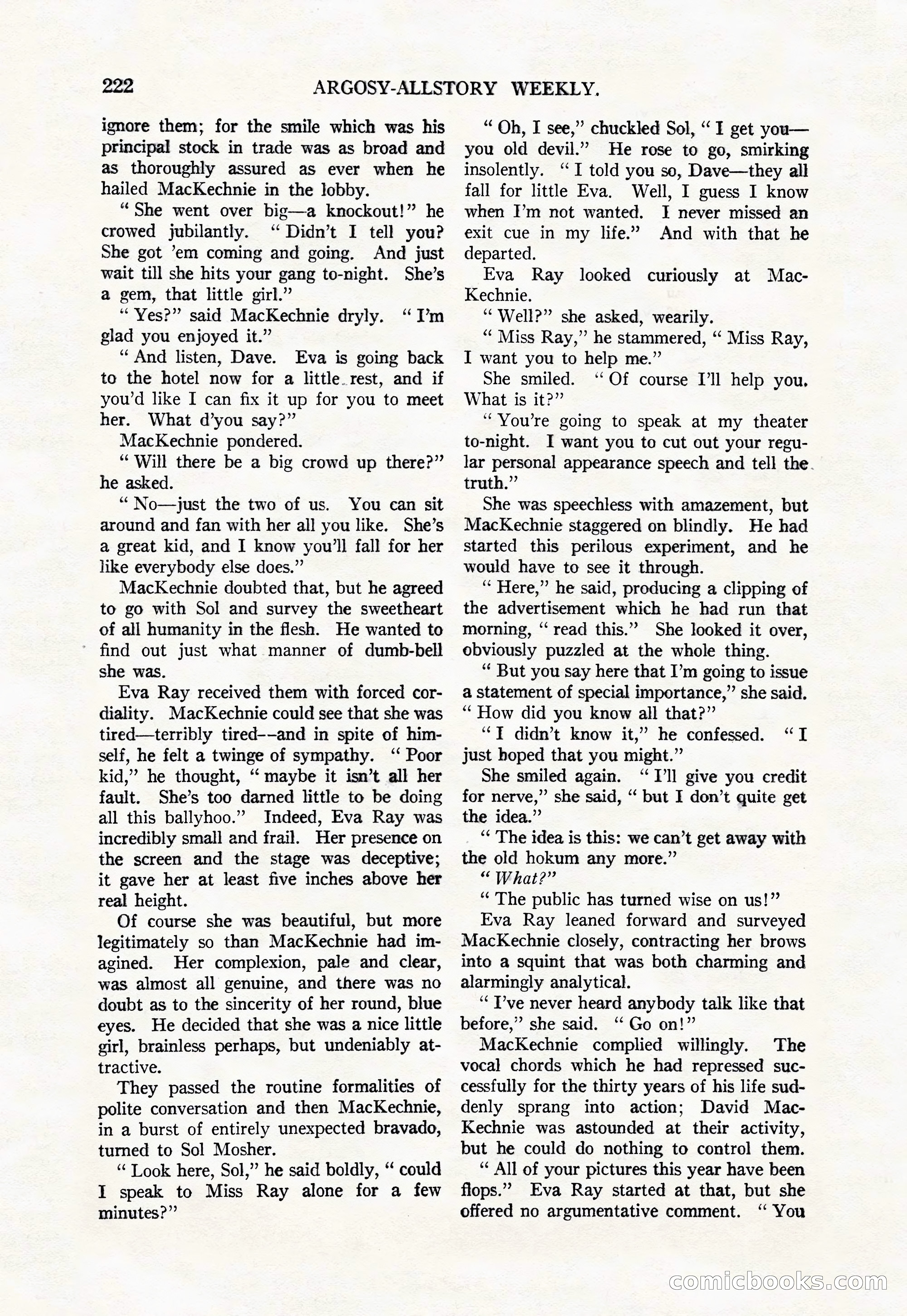 Argosy All-Story Weekly, August 9, 1924 — page 72 of 172