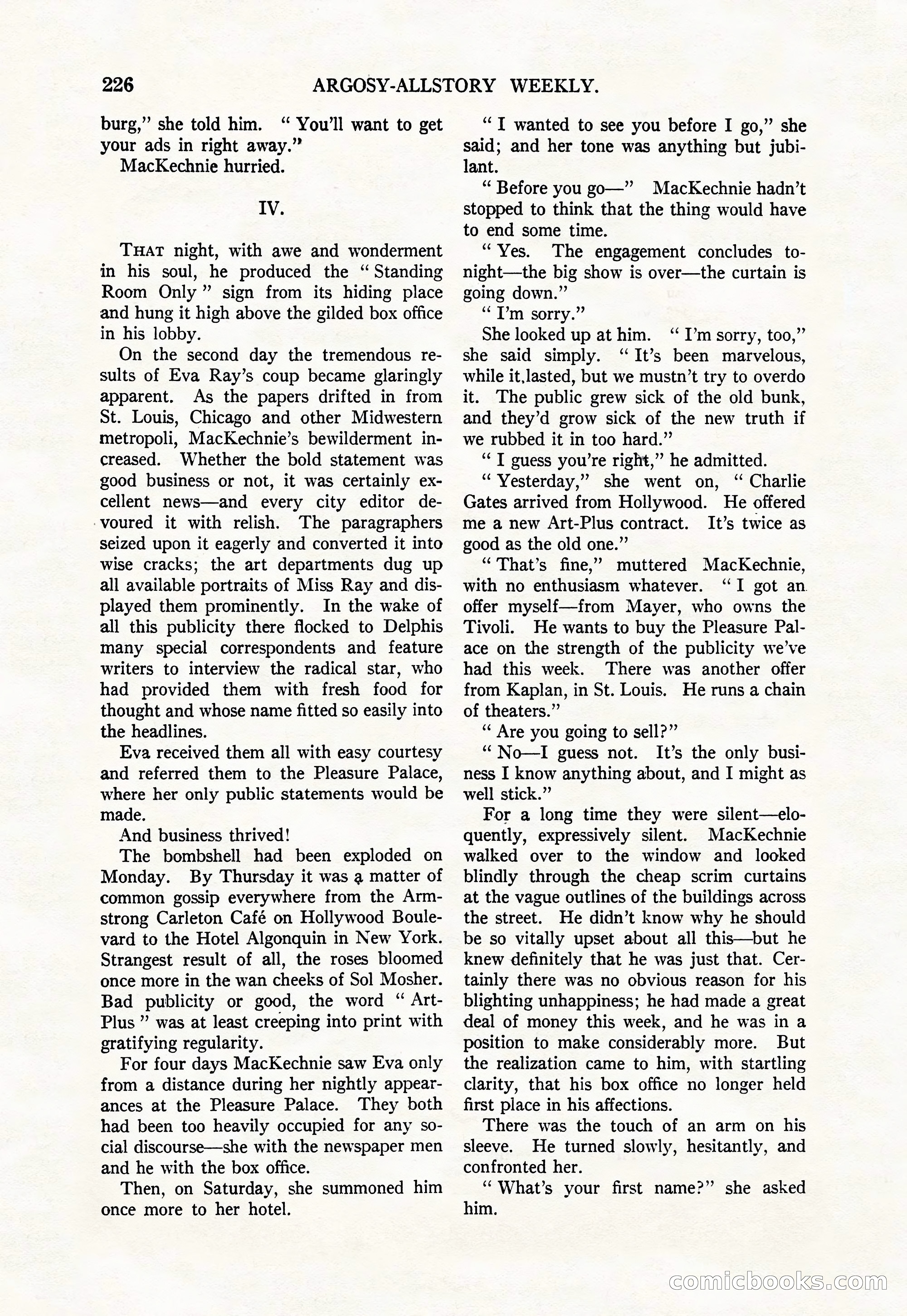 Argosy All-Story Weekly, August 9, 1924 — page 76 of 172
