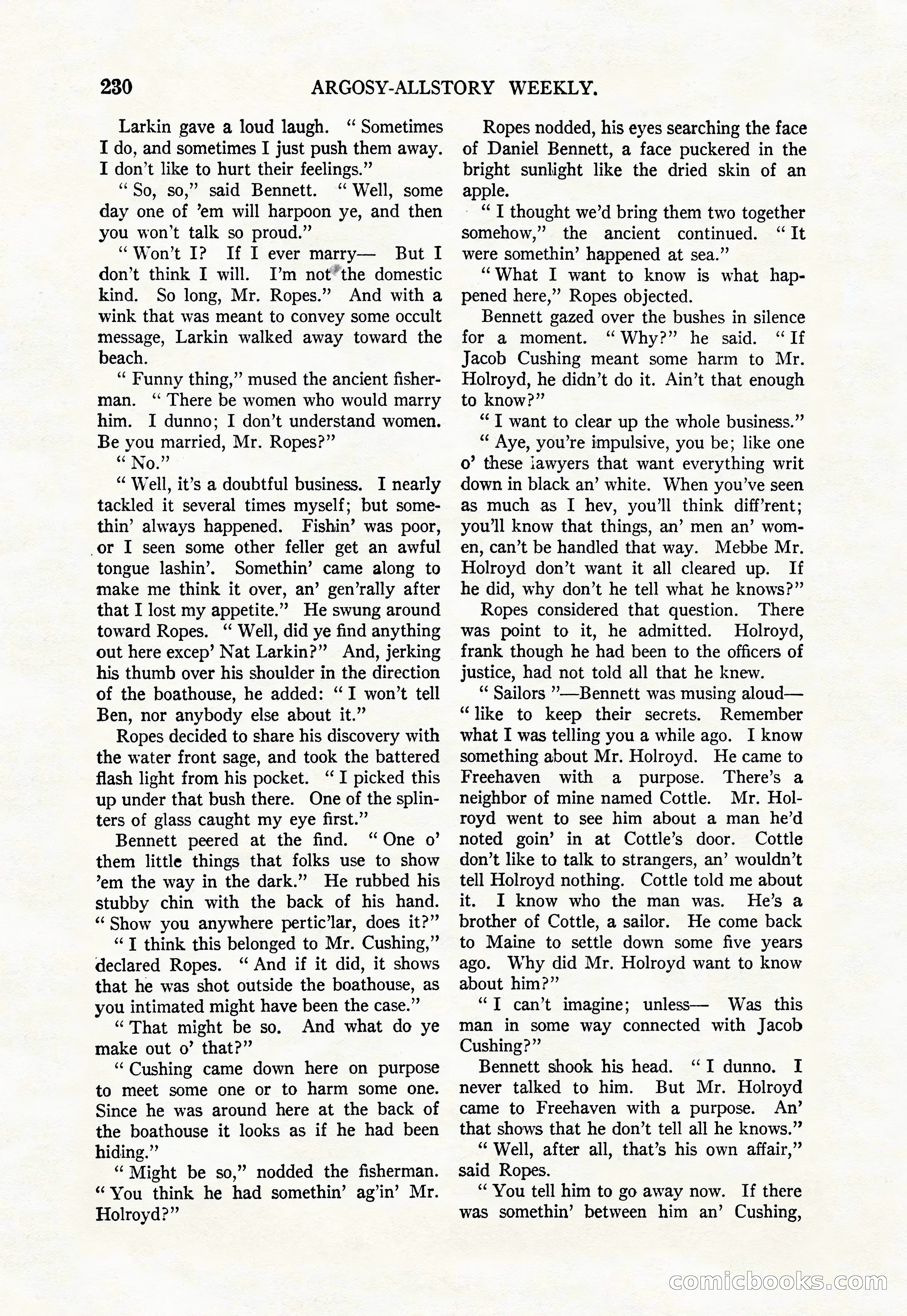 Argosy All-Story Weekly, August 9, 1924 — page 80 of 172