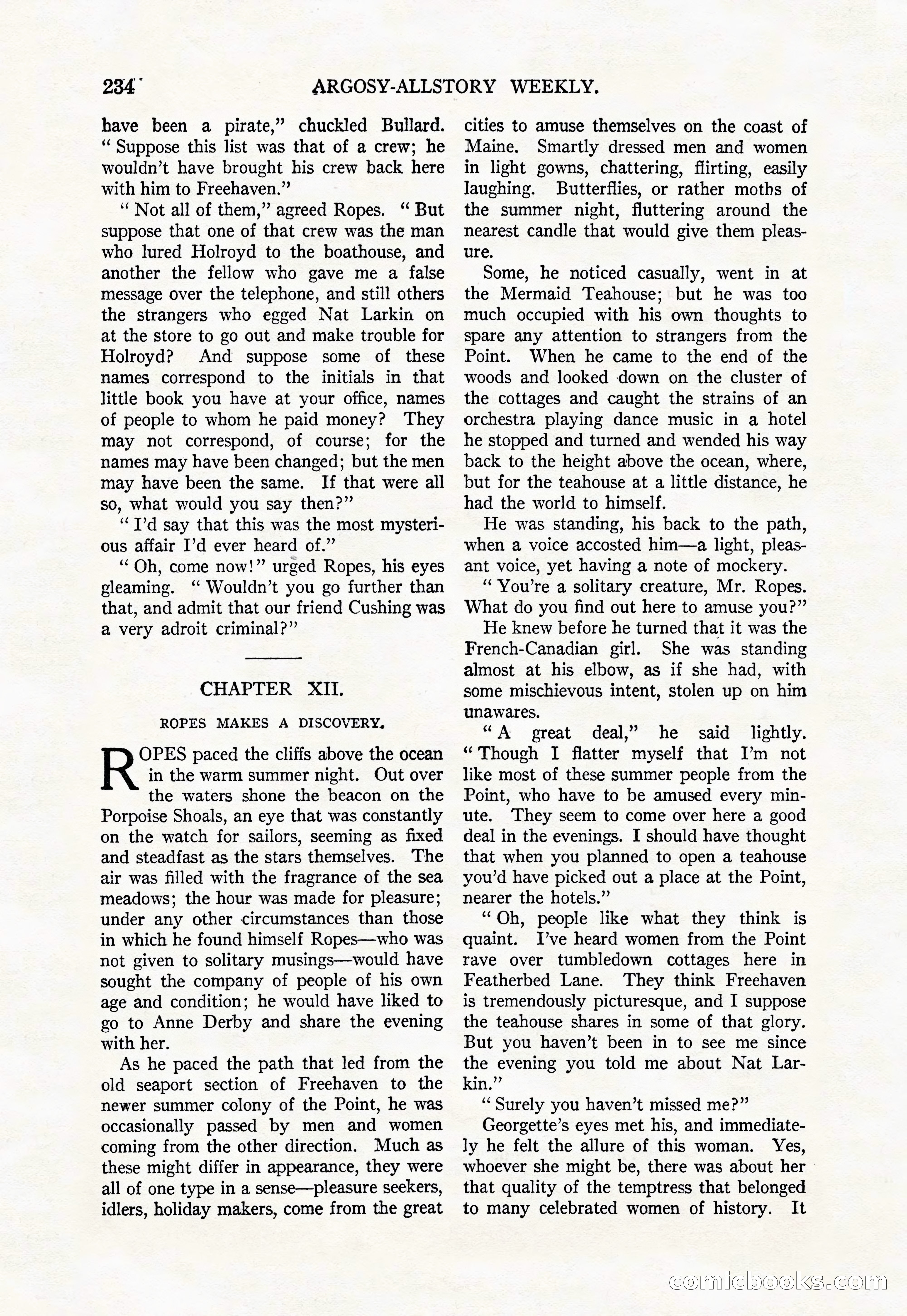 Argosy All-Story Weekly, August 9, 1924 — page 84 of 172
