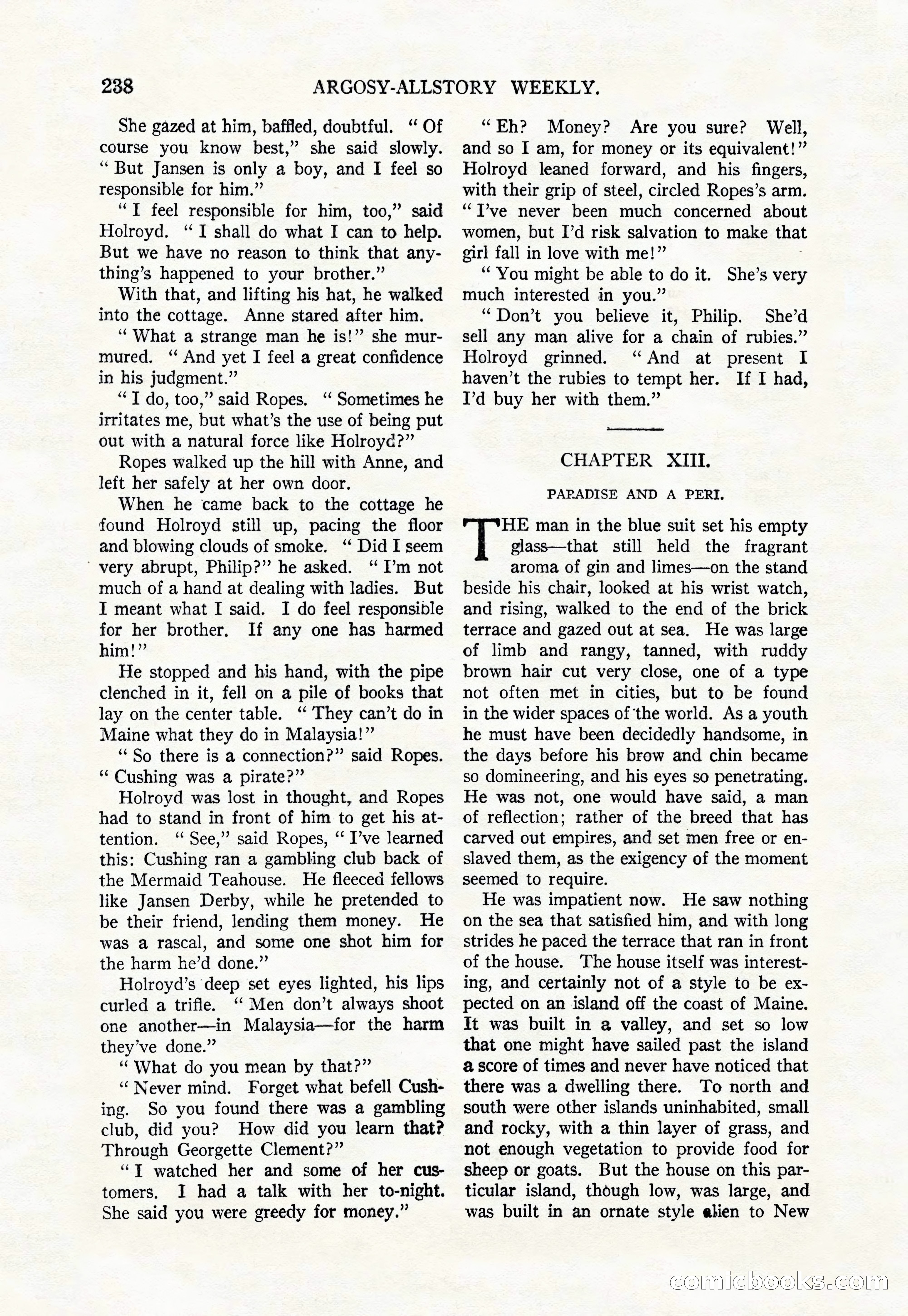 Argosy All-Story Weekly, August 9, 1924 — page 88 of 172