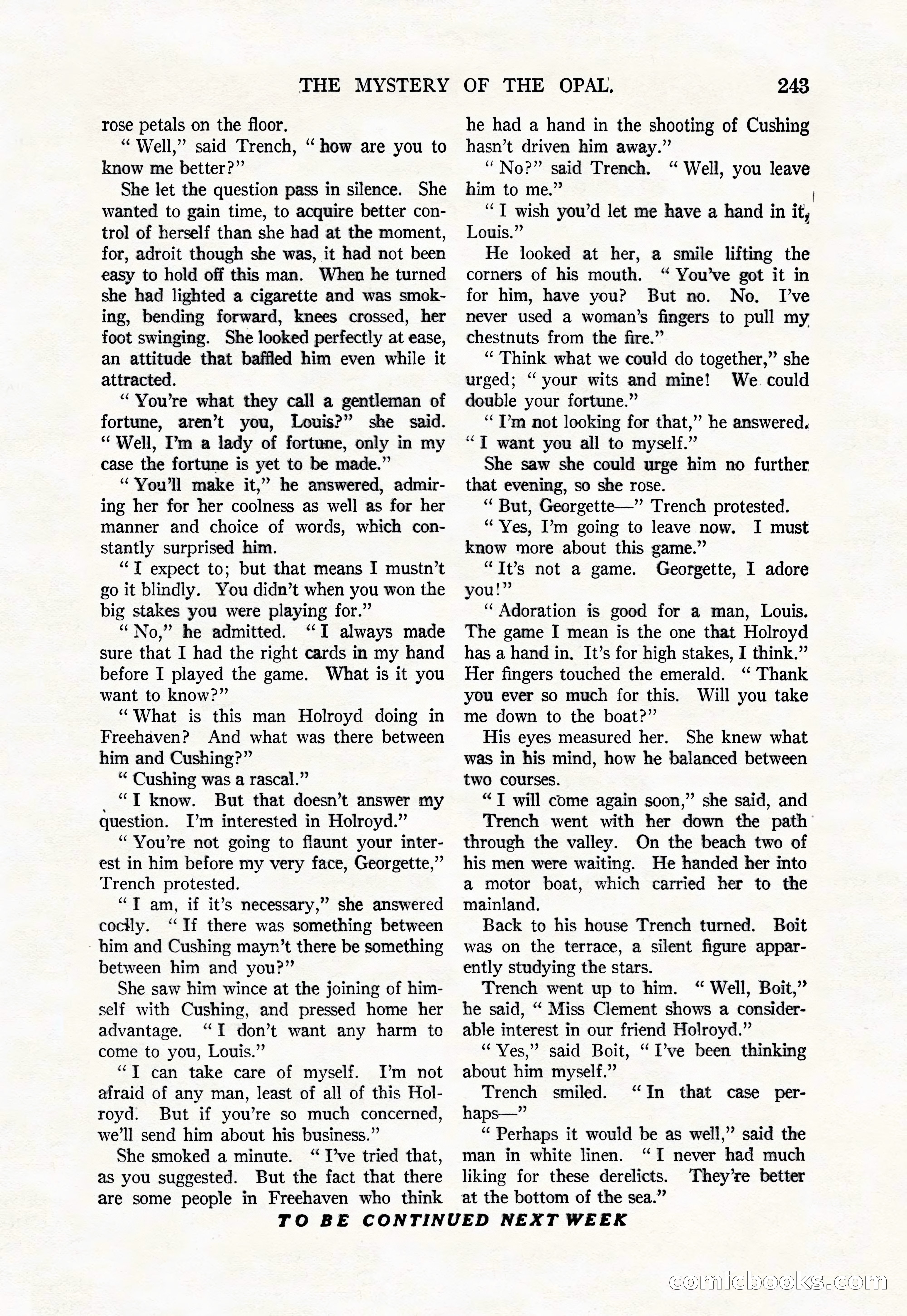 Argosy All-Story Weekly, August 9, 1924 — page 93 of 172